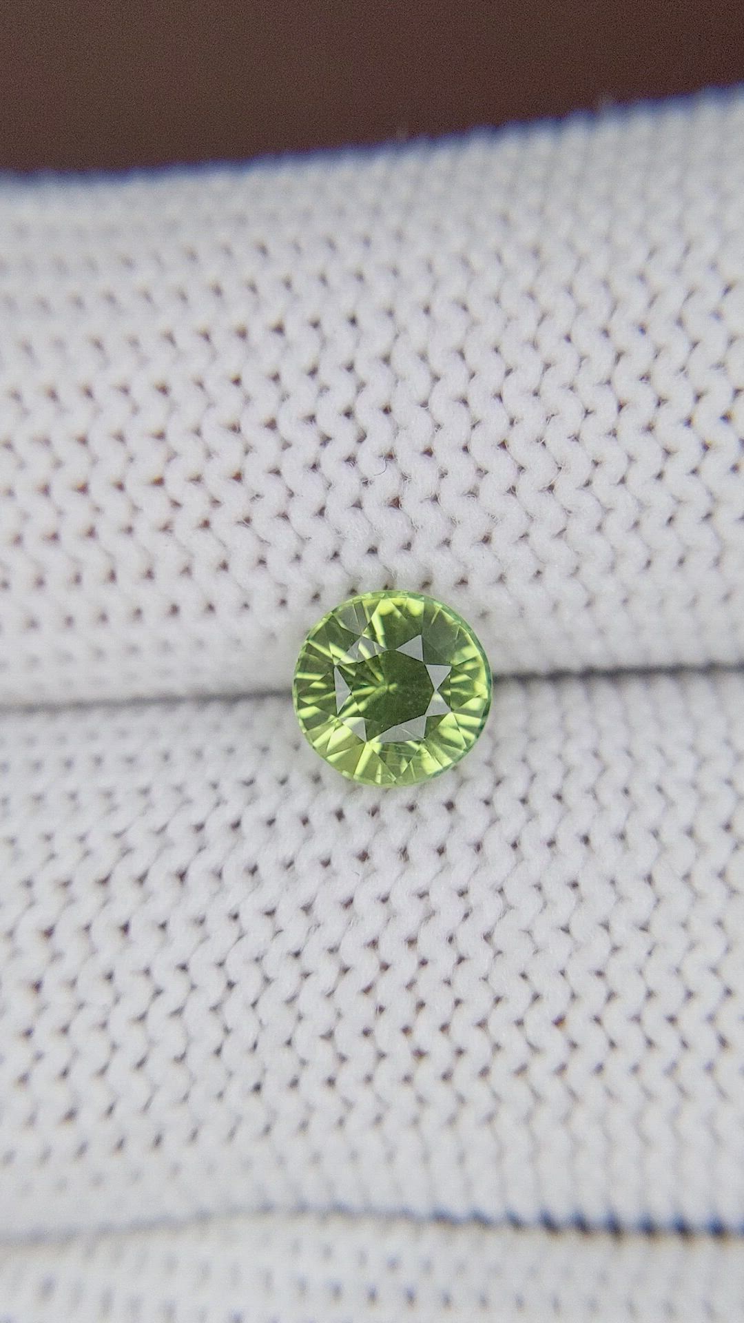 1.17 Ct. Green Sapphire from Madagascar Size Video