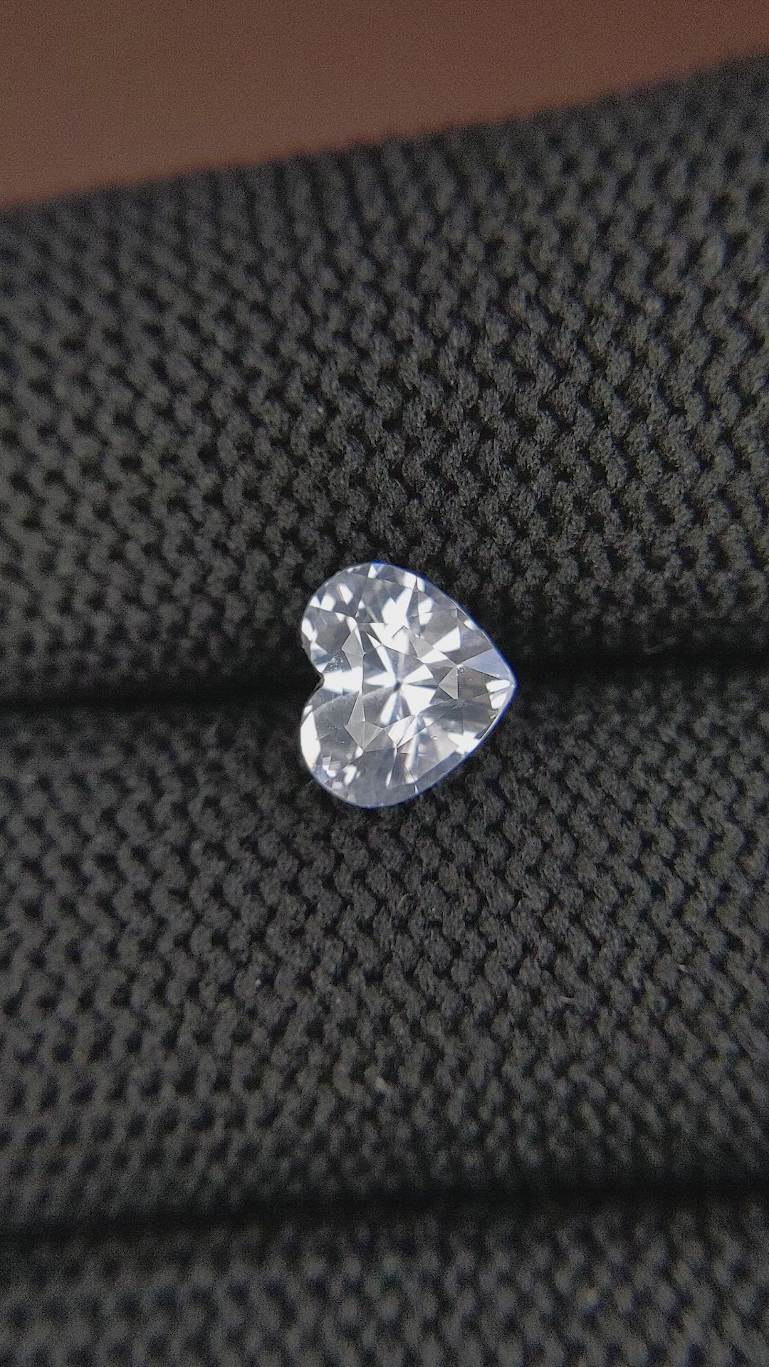 1.50 Ct. White Sapphire from Ceylon (Sri Lanka) Size Video