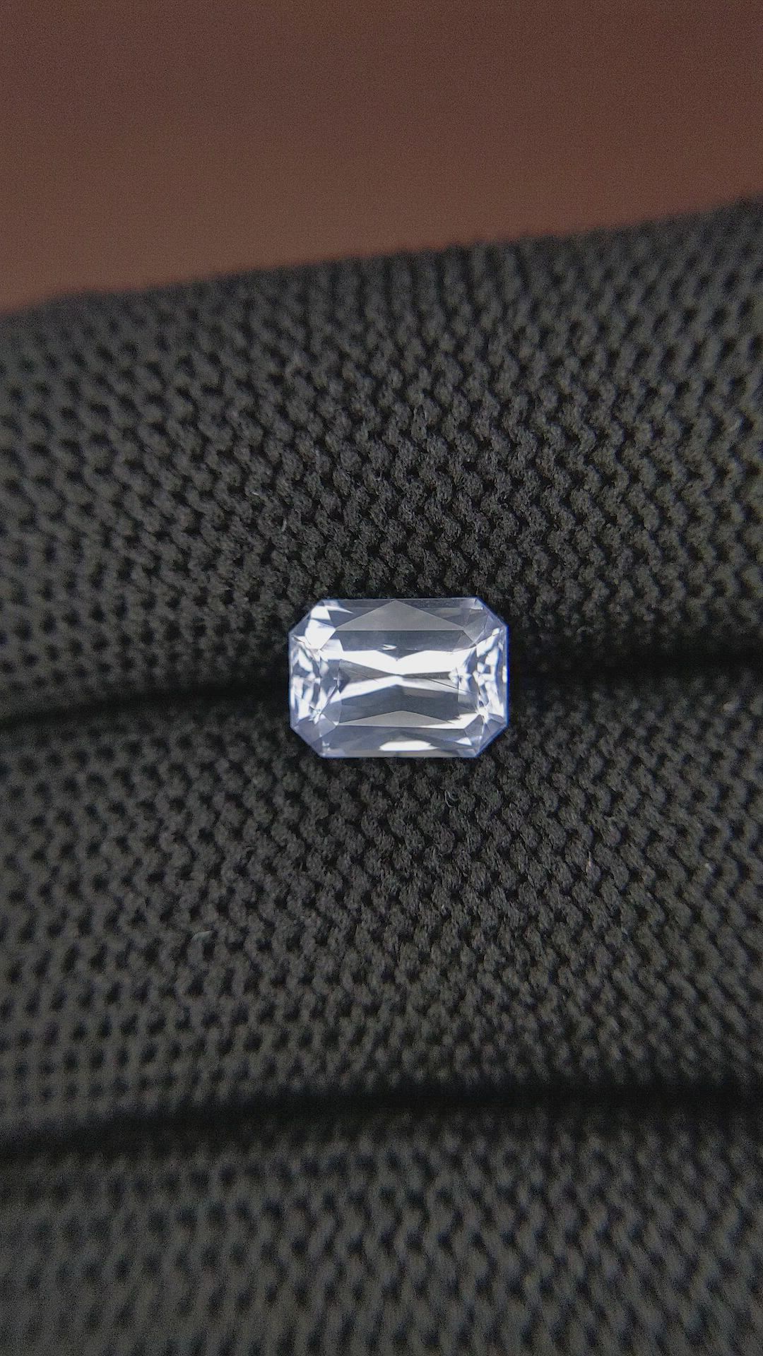 2.01 Ct. White Sapphire from Ceylon (Sri Lanka) Size Video