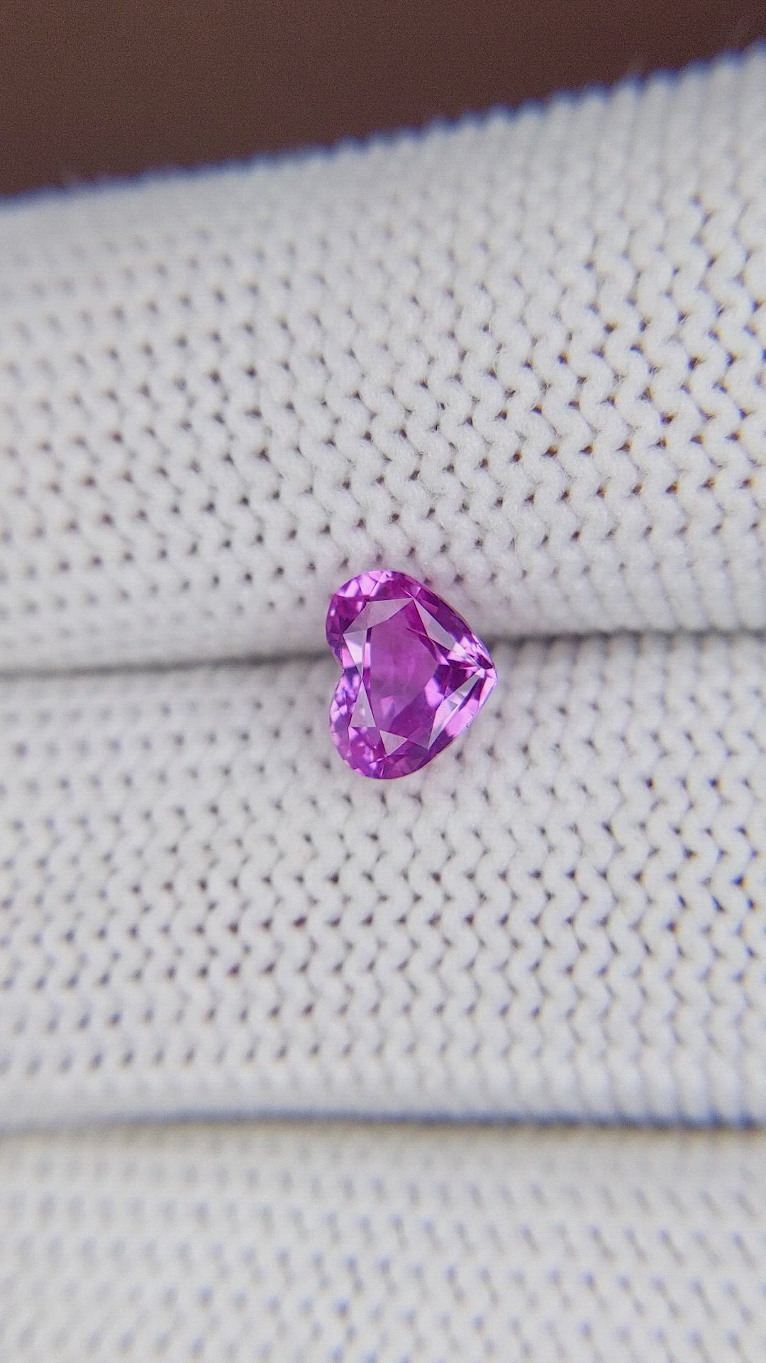 1.16 Ct. Purple Sapphire from Madagascar Size Video