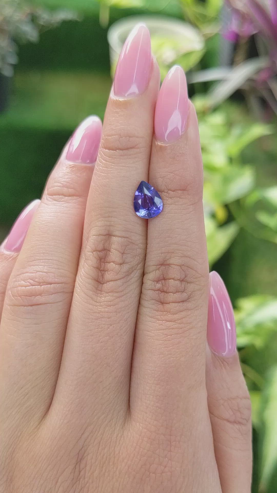 1.62 Ct. Color Change Sapphire from Ceylon (Sri Lanka) Size Video