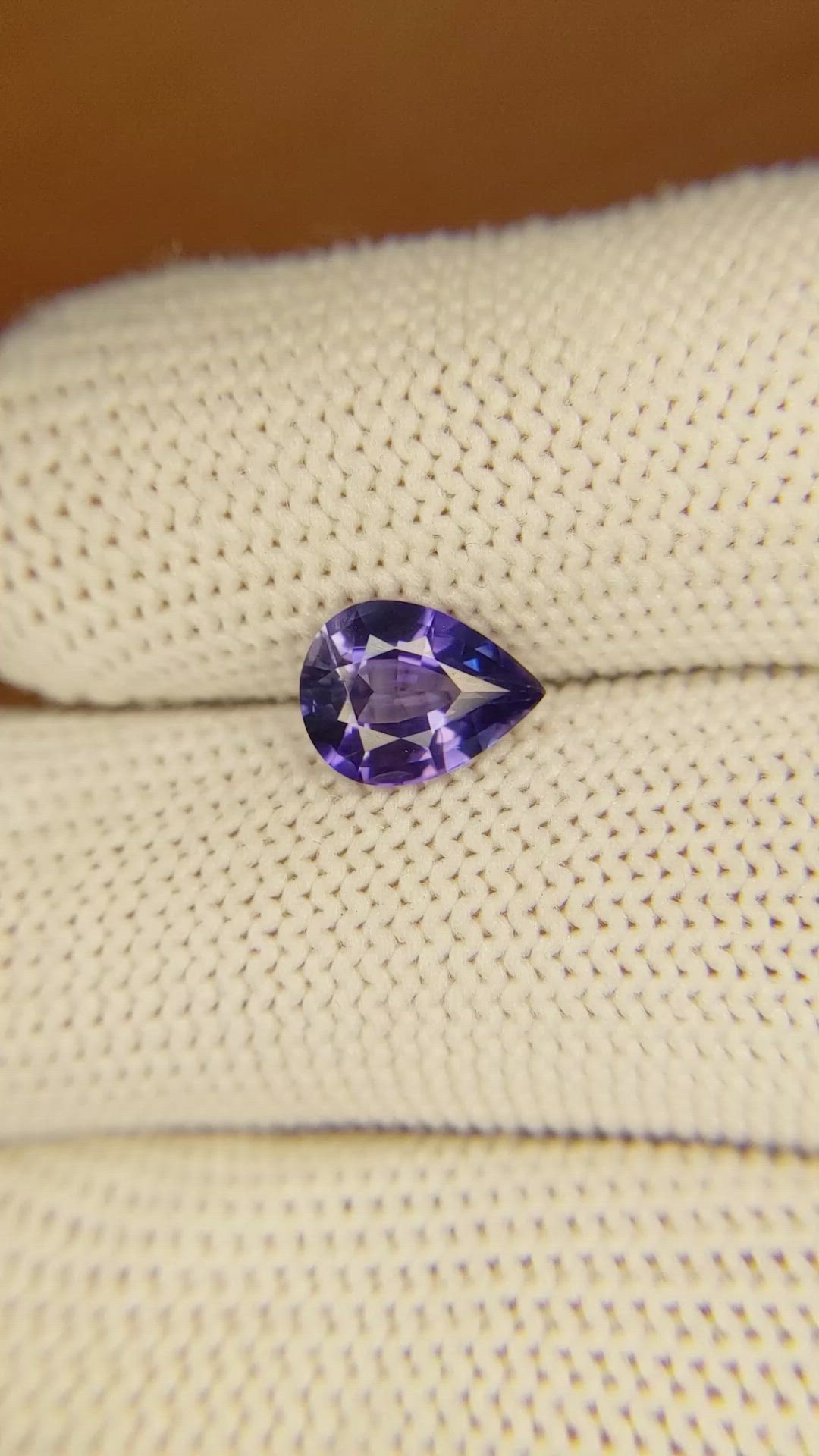 1.62 Ct. Color Change Sapphire from Ceylon (Sri Lanka) Size Video