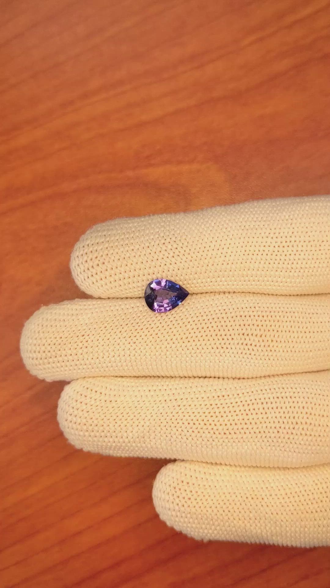 1.62 Ct. Color Change Sapphire from Ceylon (Sri Lanka) Size Video