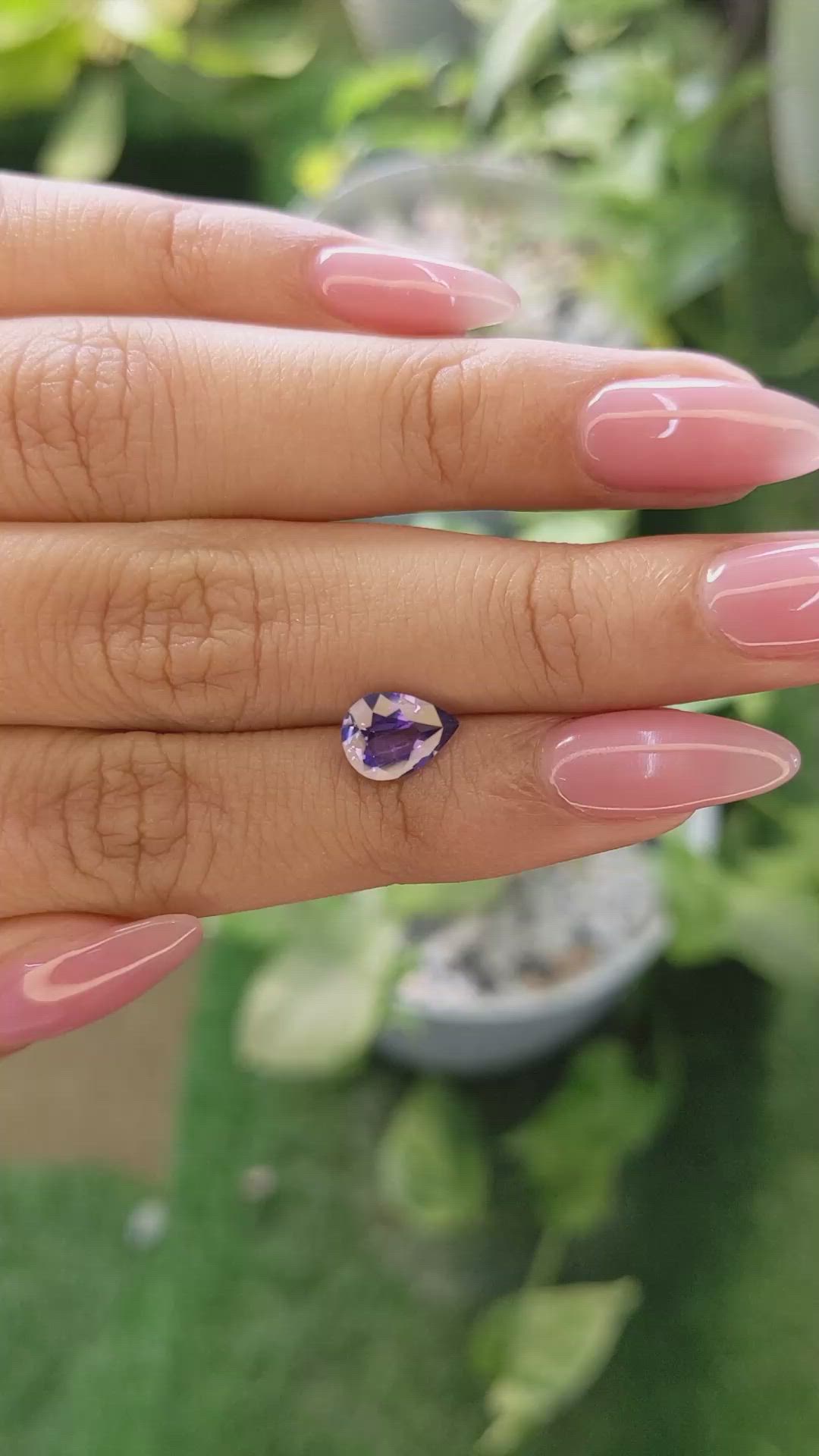 1.62 Ct. Color Change Sapphire from Ceylon (Sri Lanka) Size Video