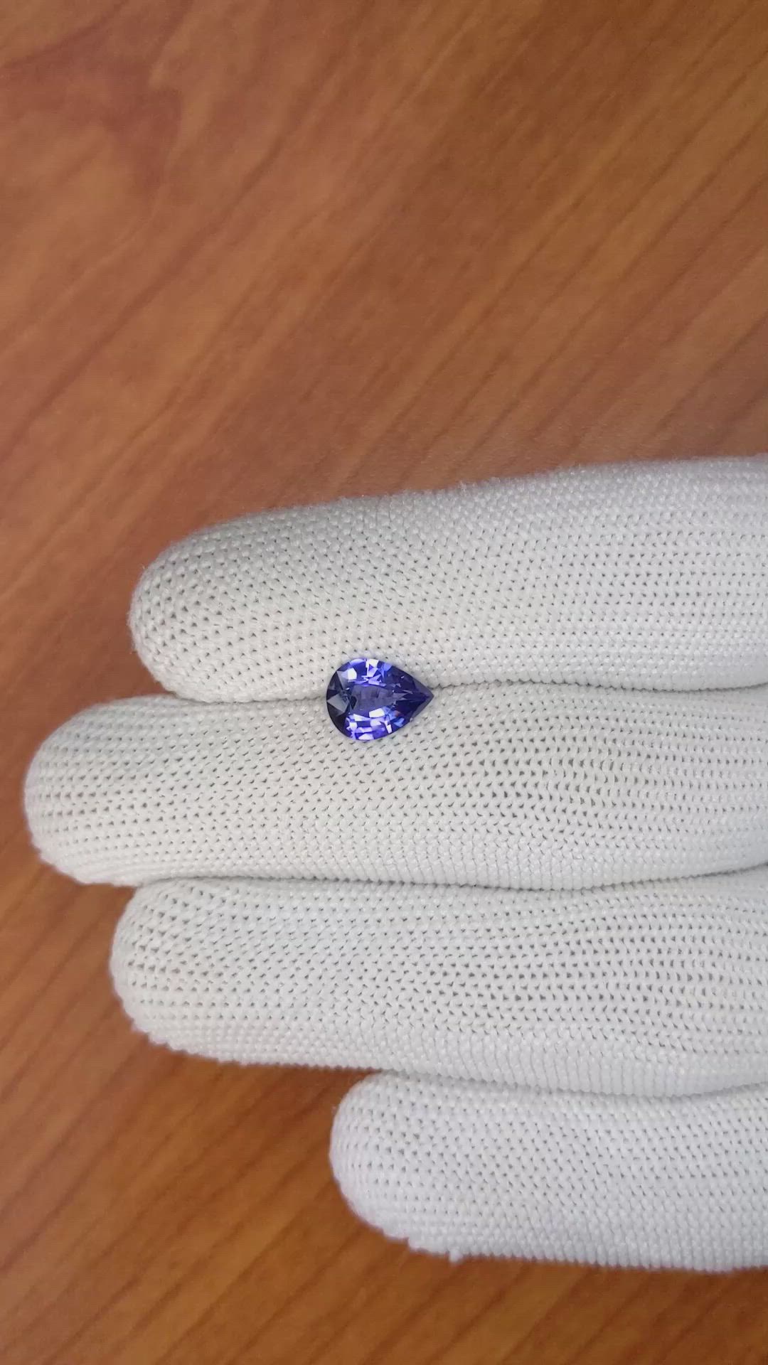 1.62 Ct. Color Change Sapphire from Ceylon (Sri Lanka) Size Video