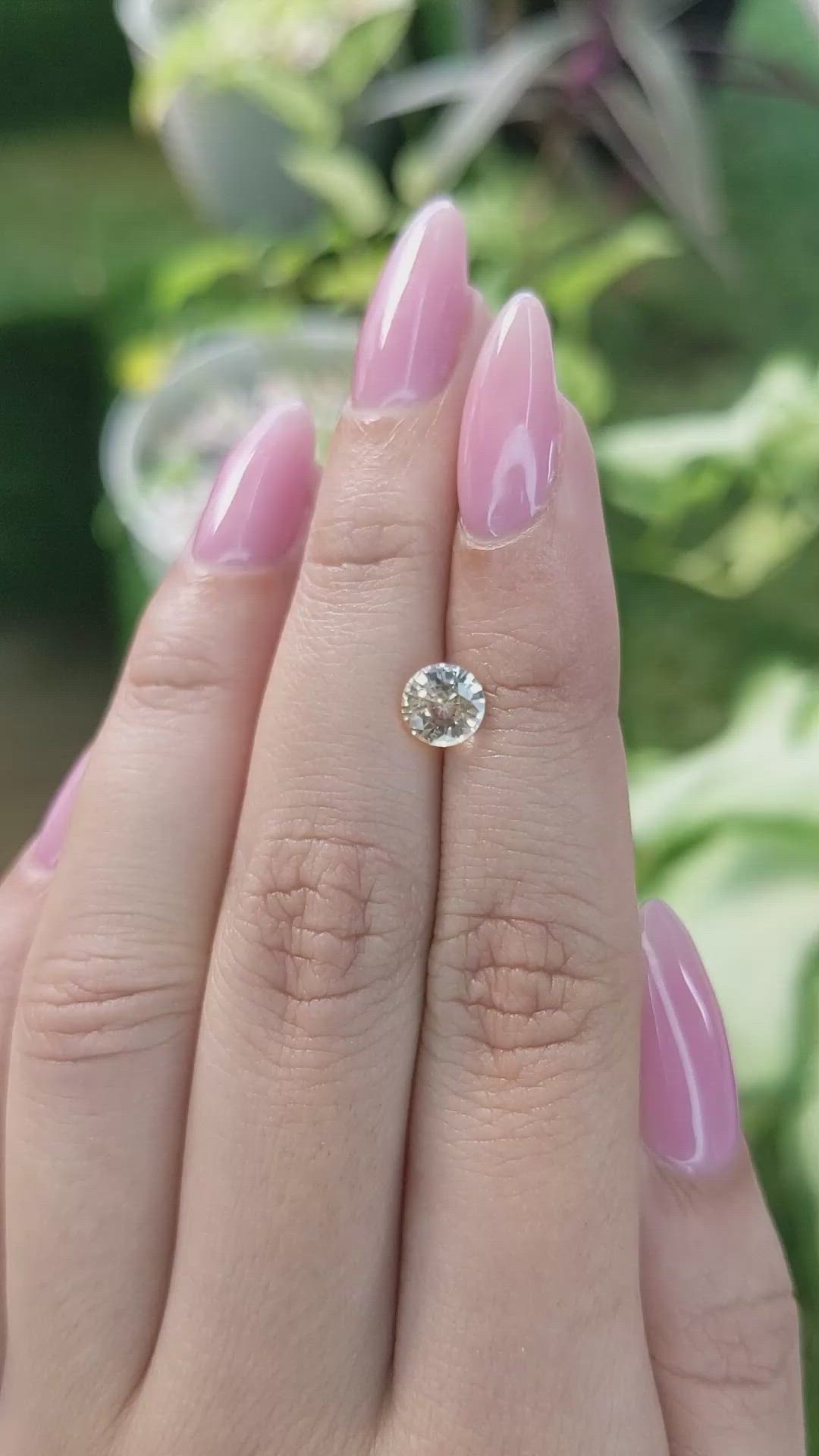 1.13 Ct. Yellow Sapphire from Ceylon (Sri Lanka) Size Video