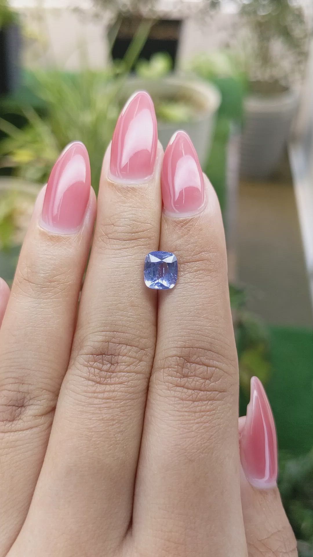 1.96 Ct. Blue Sapphire from Ceylon (Sri Lanka) Size Video