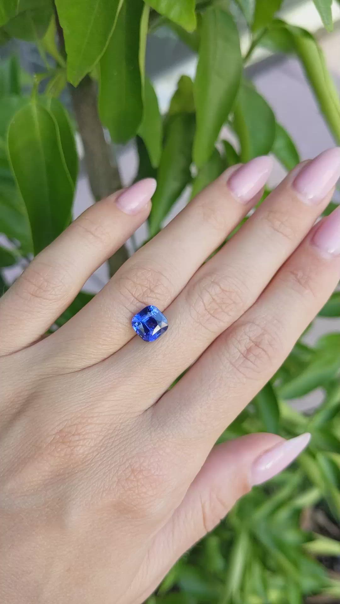3.04 Ct. Blue Sapphire from Madagascar Size Video