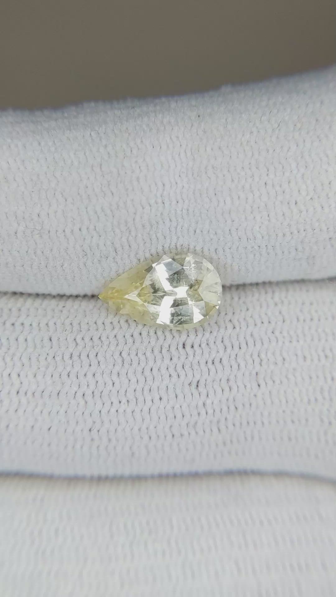 2.20 Ct. Yellow Sapphire from Ceylon (Sri Lanka) Size Video