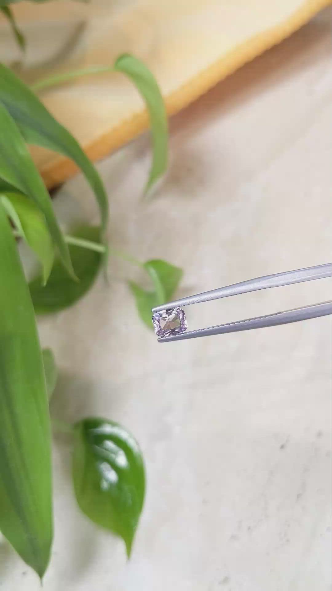 0.70 Ct. Pink Sapphire from Ceylon (Sri Lanka) Size Video