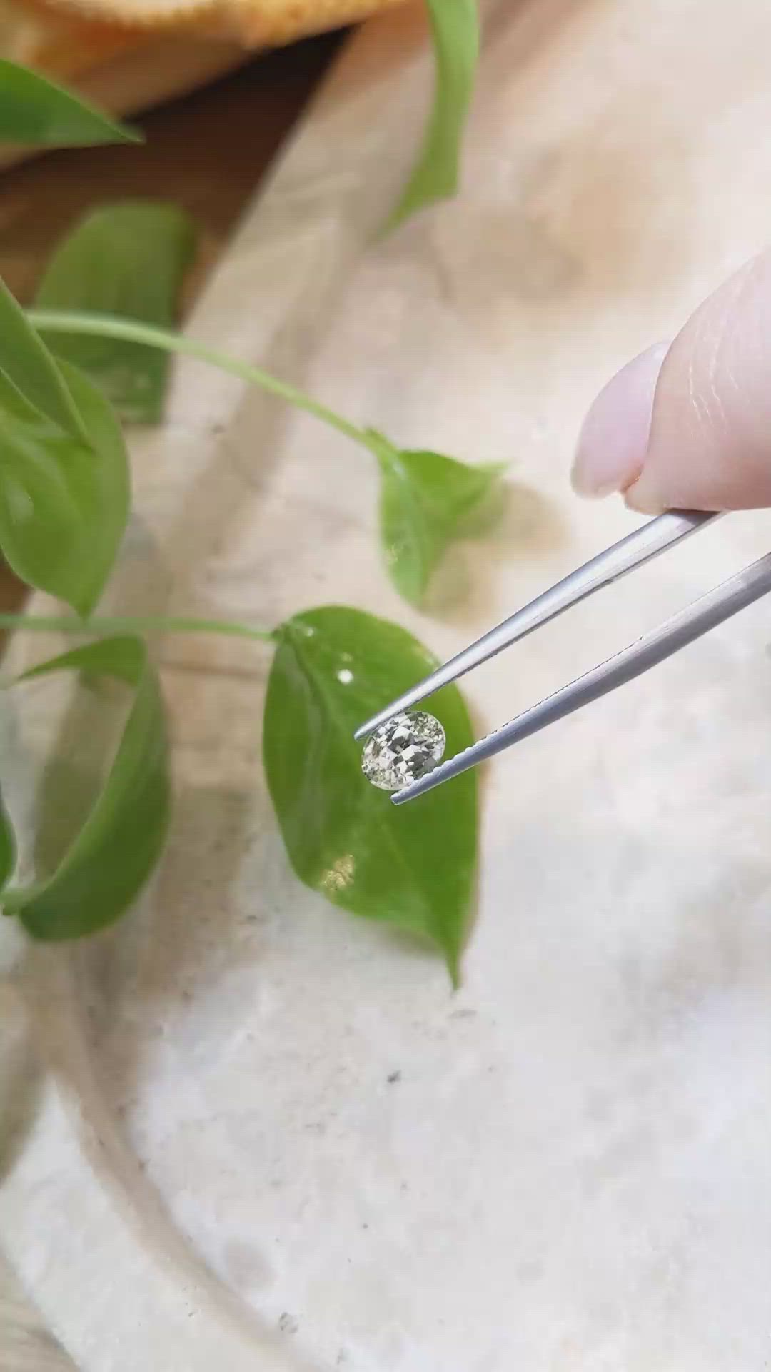 0.76 Ct. Yellow Sapphire from Ceylon (Sri Lanka) Size Video