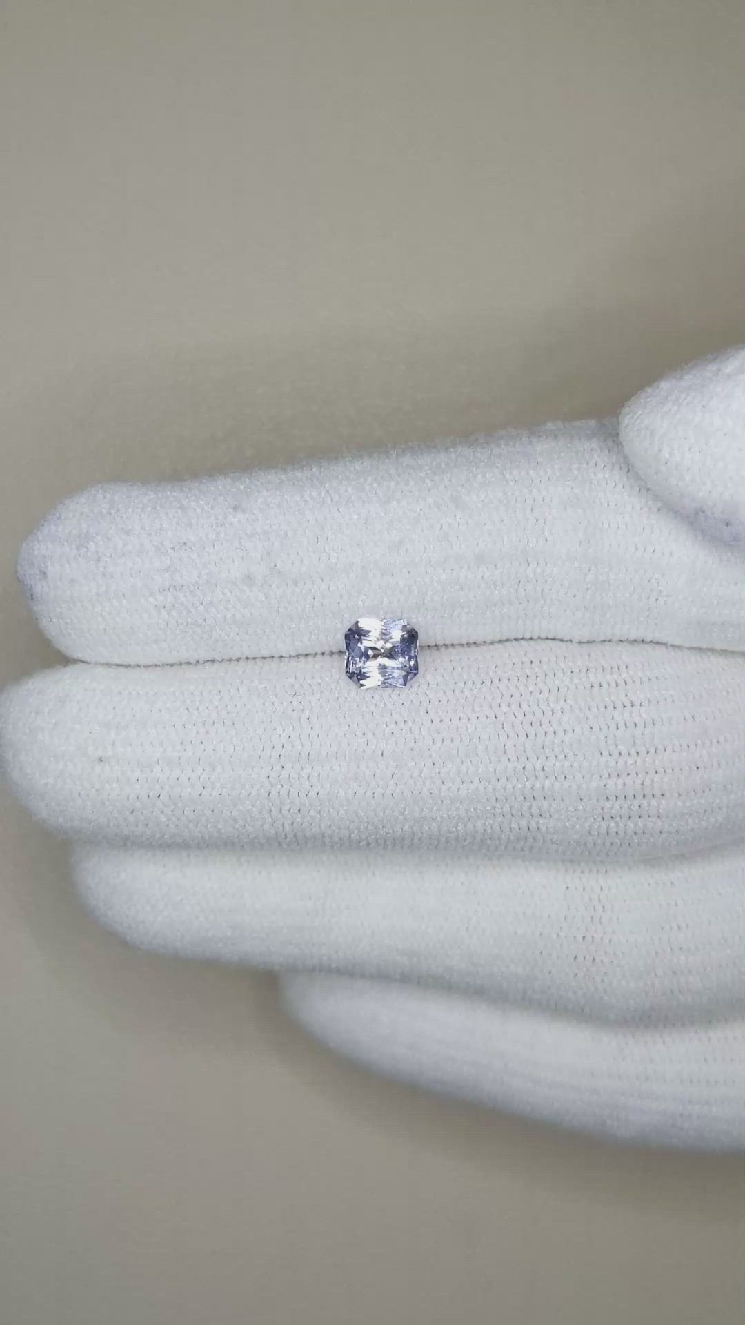 0.70 Ct. Blue Sapphire from Ceylon (Sri Lanka) Size Video