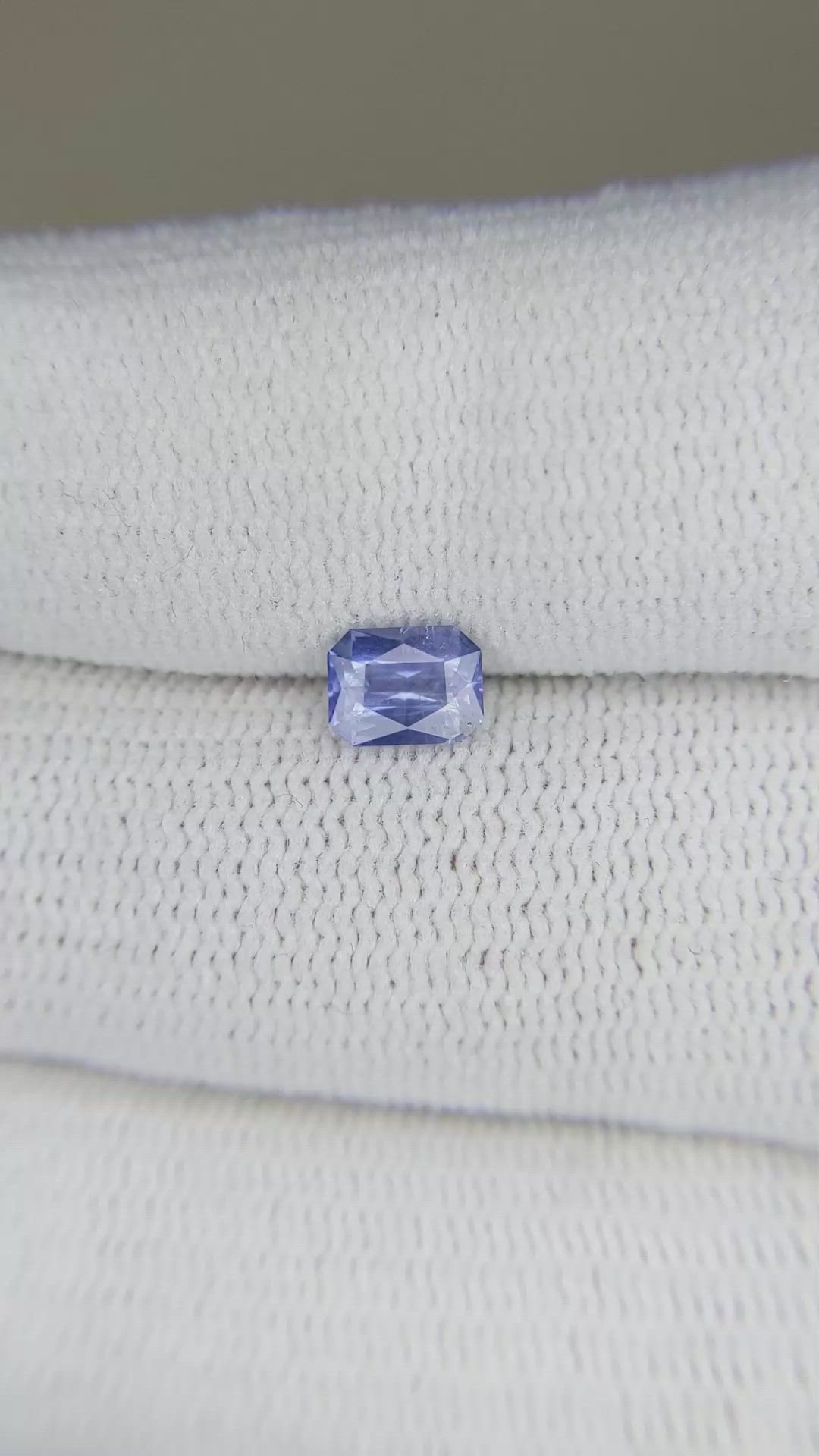 0.60 Ct. Blue Sapphire from Ceylon (Sri Lanka) Size Video