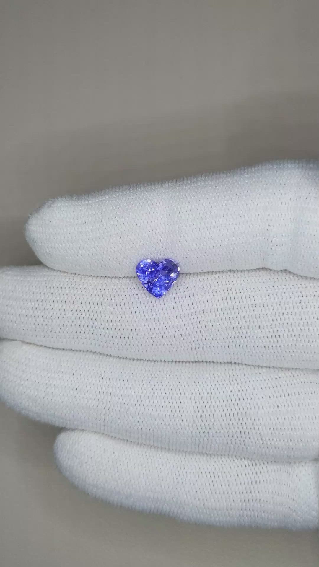2.00 Ct. Blue Sapphire from Ceylon (Sri Lanka) Size Video
