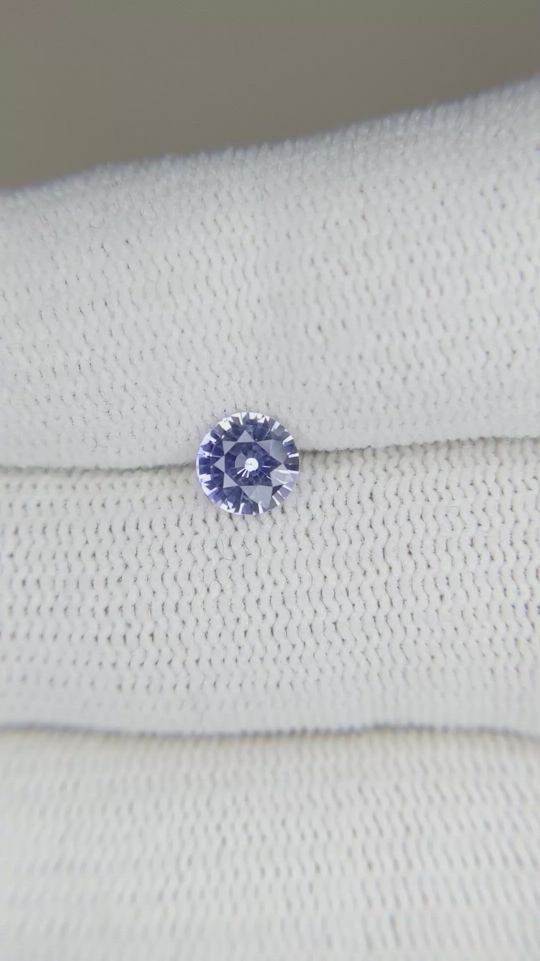 0.75 Ct. Blue Sapphire from Ceylon (Sri Lanka) Size Video