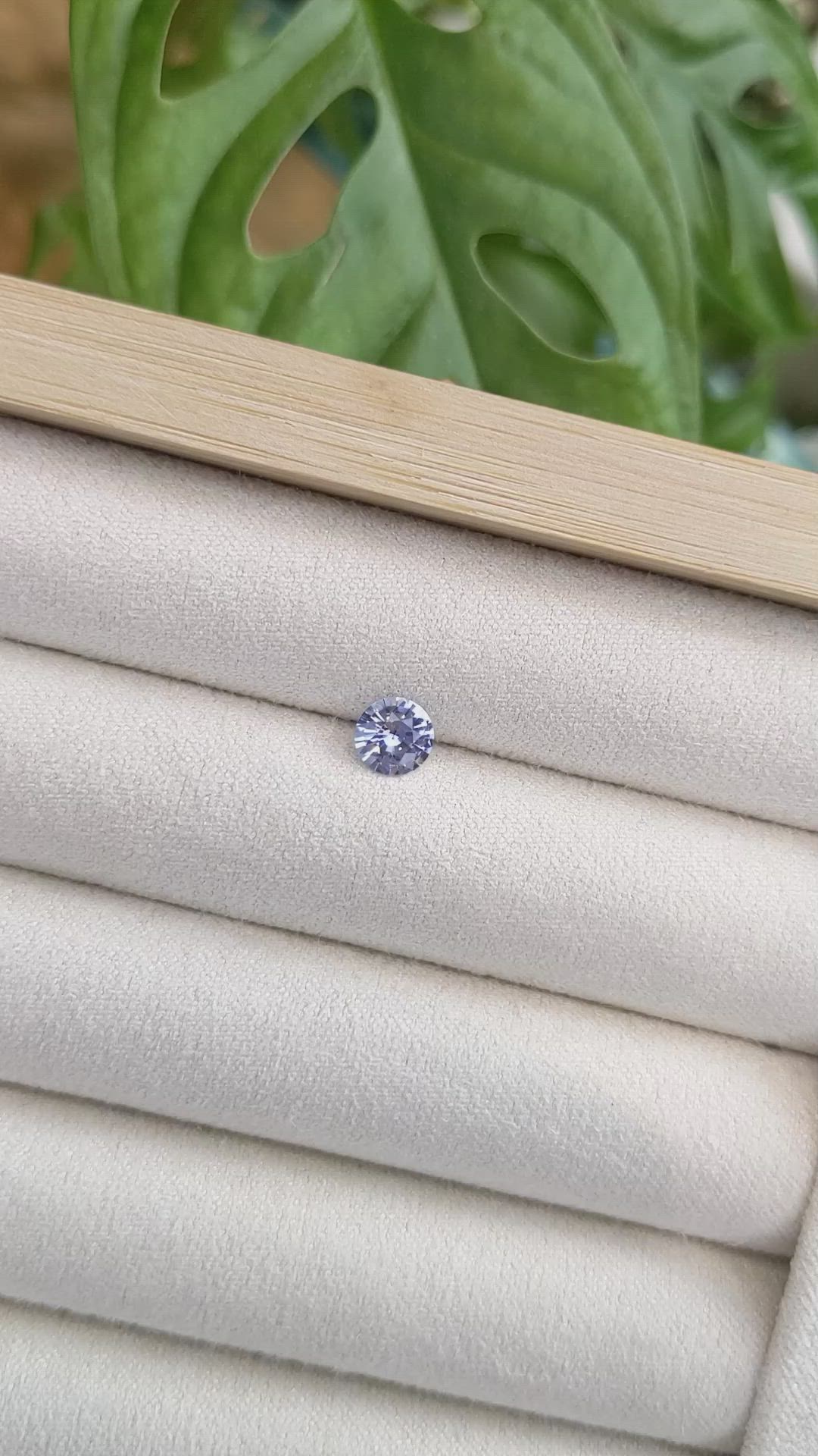 0.75 Ct. Blue Sapphire from Ceylon (Sri Lanka) Size Video