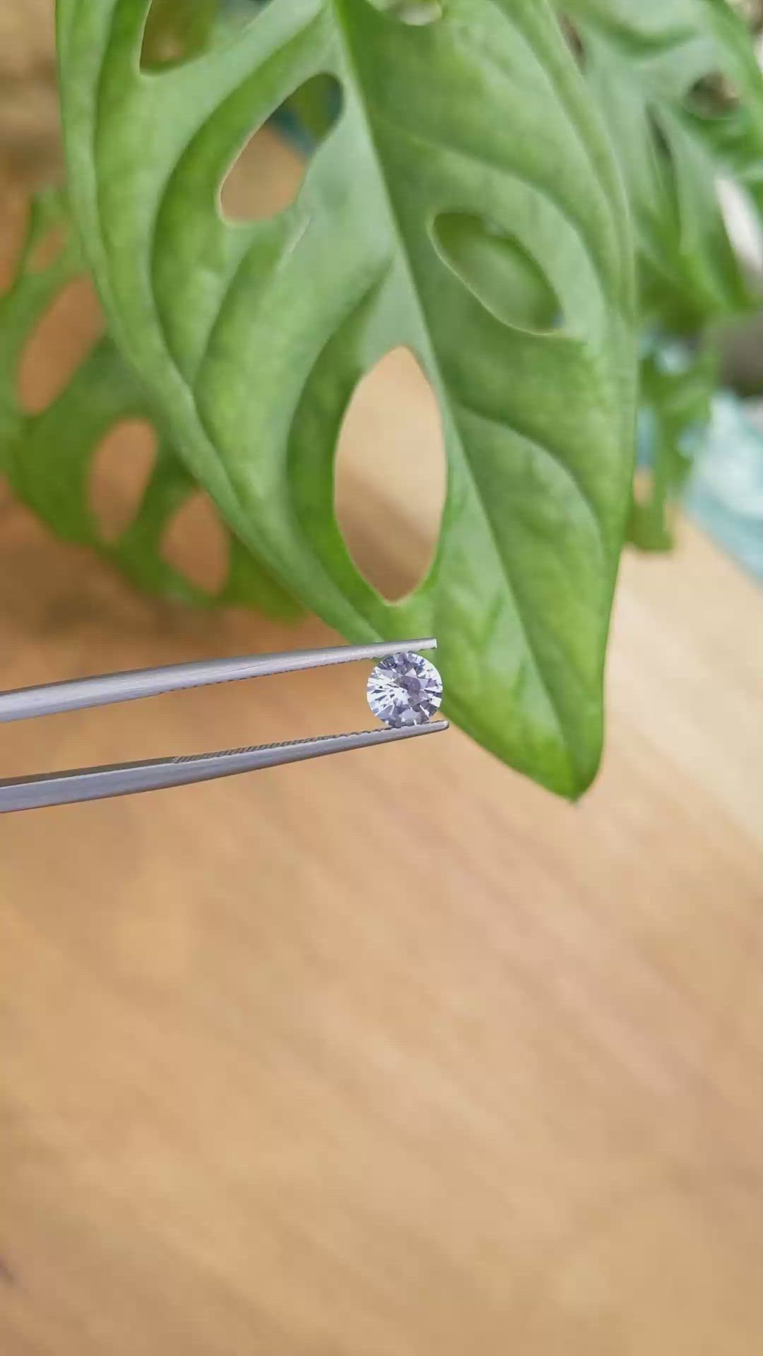 0.75 Ct. Blue Sapphire from Ceylon (Sri Lanka) Size Video