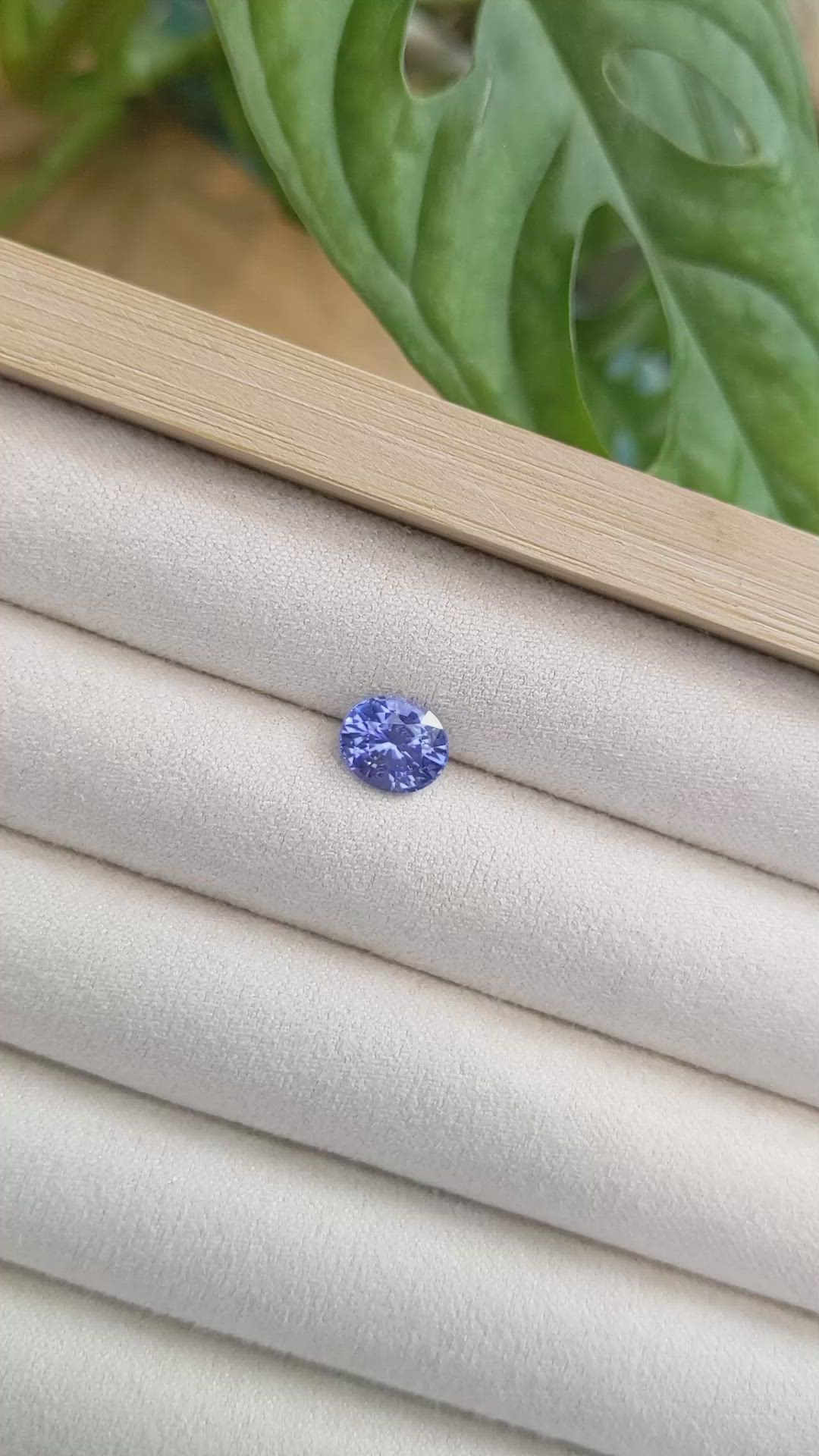 2.05 Ct. Blue Sapphire from Ceylon (Sri Lanka) Size Video