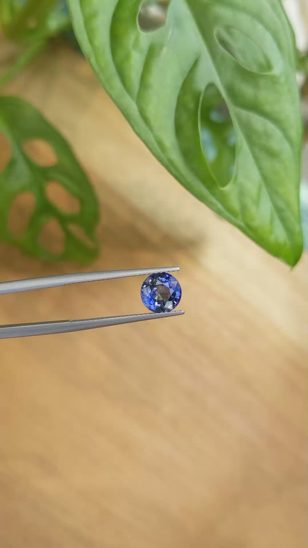 1.98 Ct. Blue Sapphire from Ceylon (Sri Lanka) Size Video