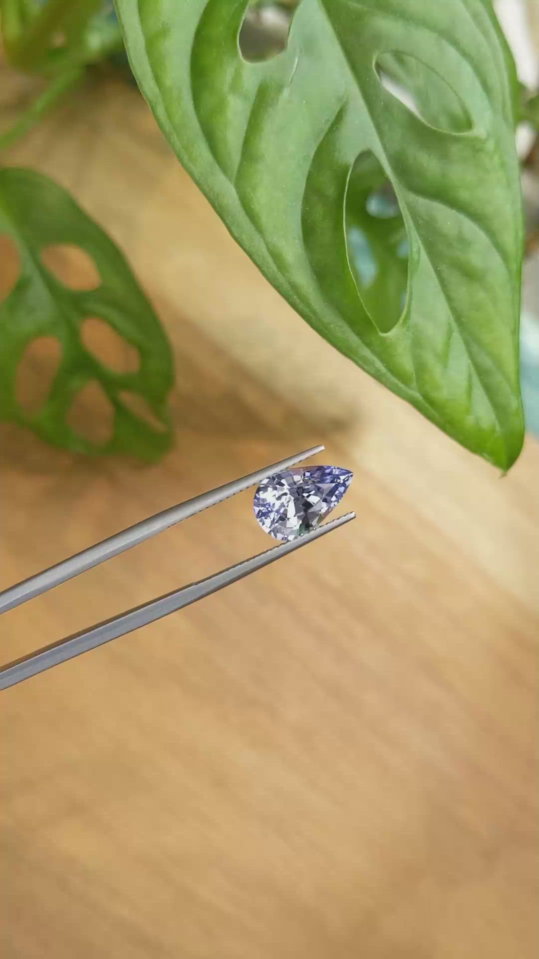 4.70 Ct. Blue Sapphire from Ceylon (Sri Lanka) Size Video