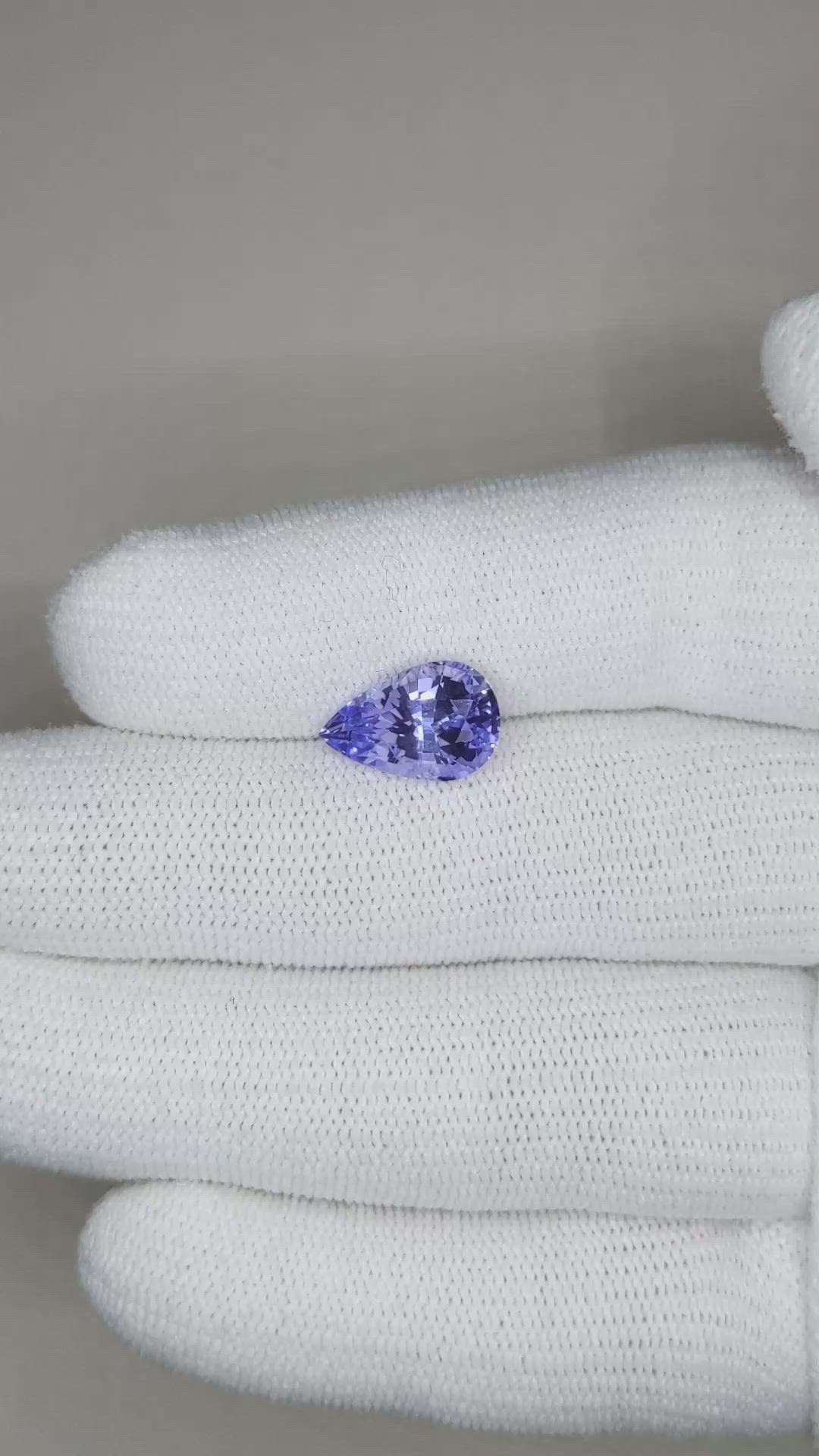 4.70 Ct. Blue Sapphire from Ceylon (Sri Lanka) Size Video