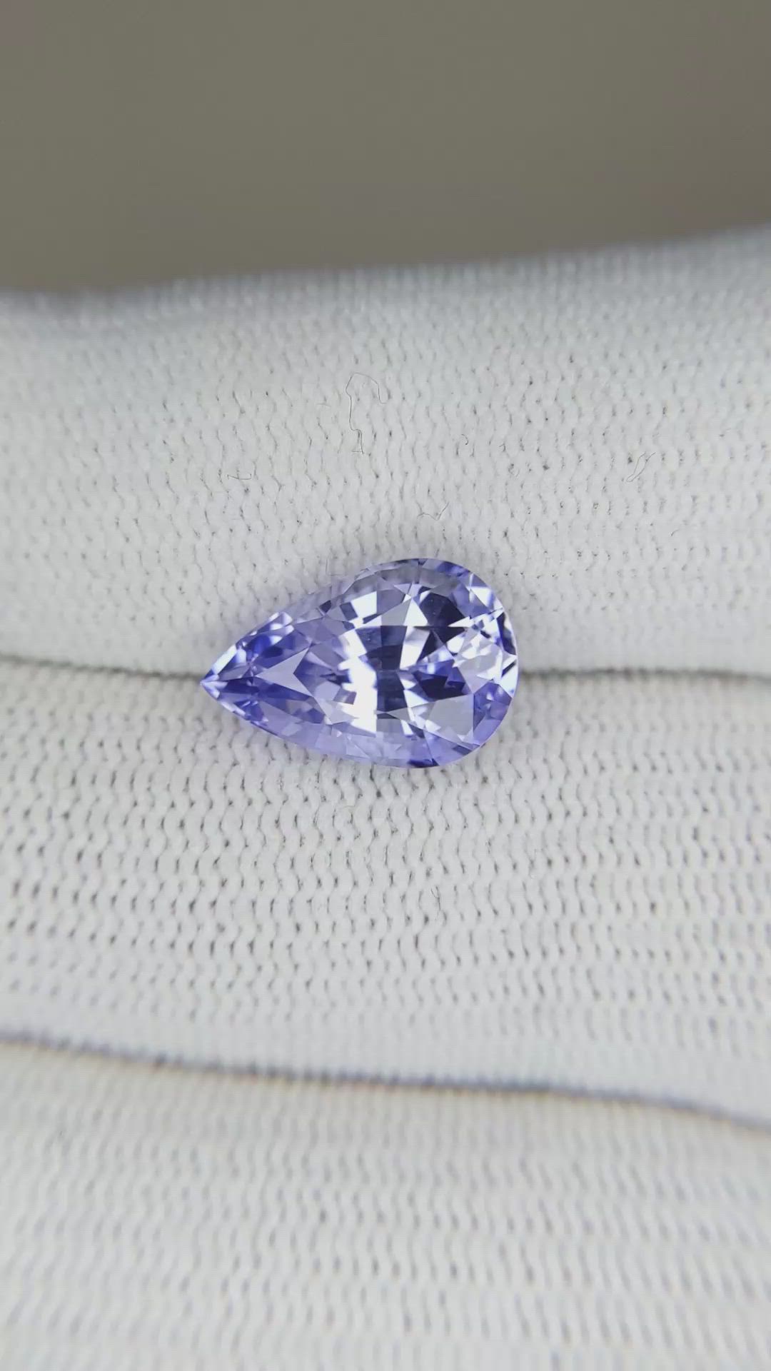 4.70 Ct. Blue Sapphire from Ceylon (Sri Lanka) Size Video