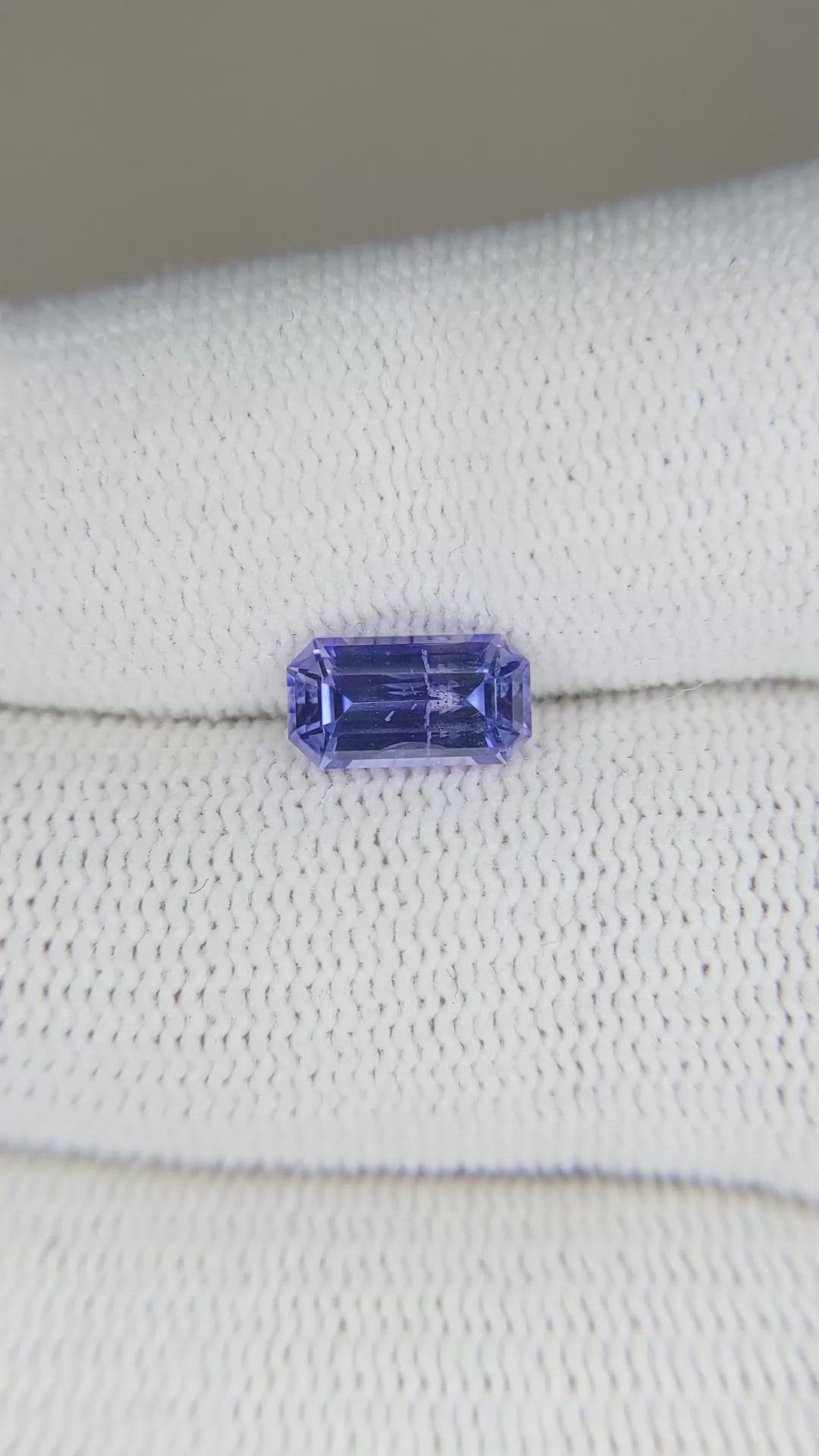1.63 Ct. Blue Sapphire from Ceylon (Sri Lanka) Size Video