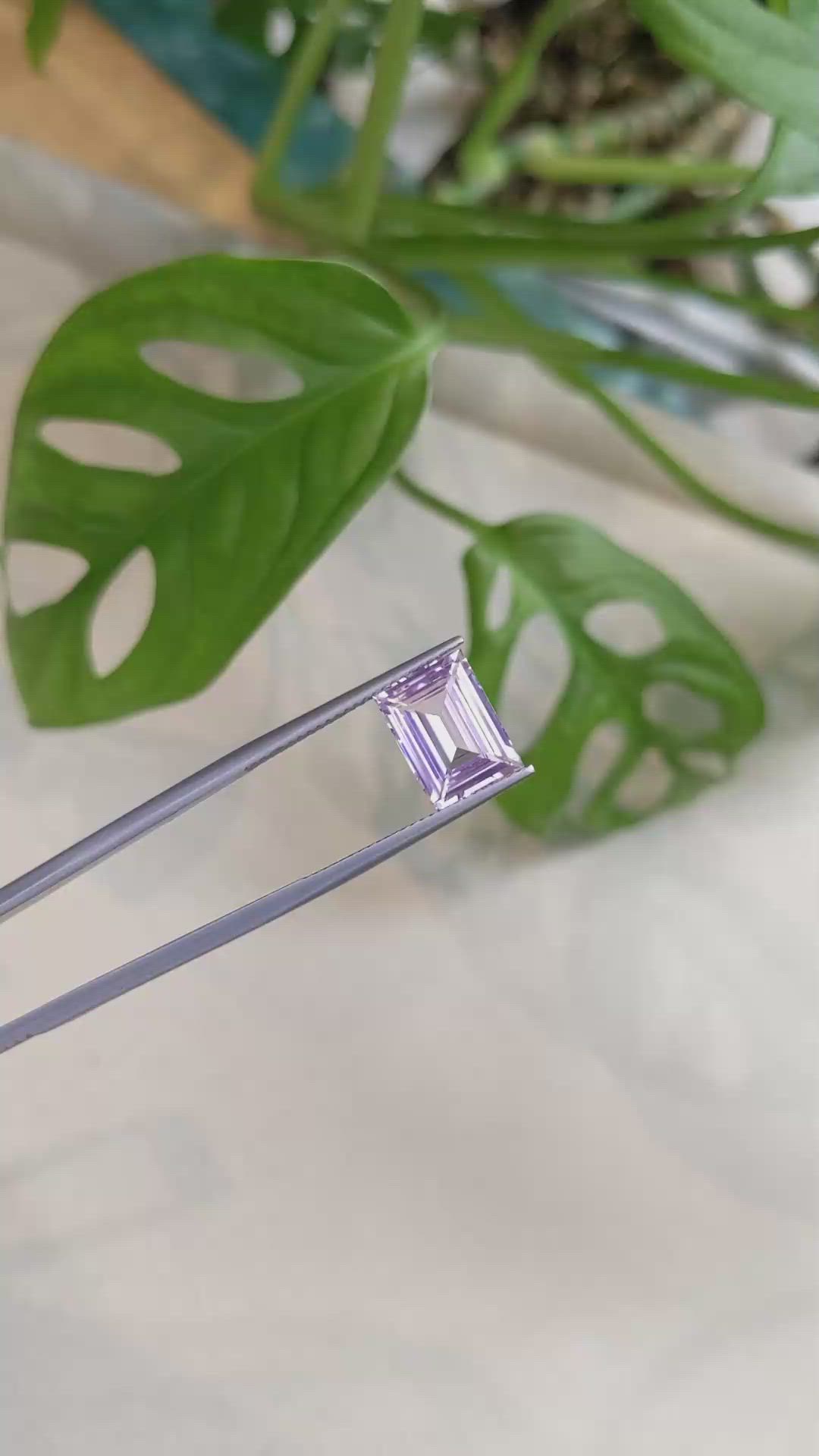 4.03 Ct. Pink Sapphire from Ceylon (Sri Lanka) Size Video