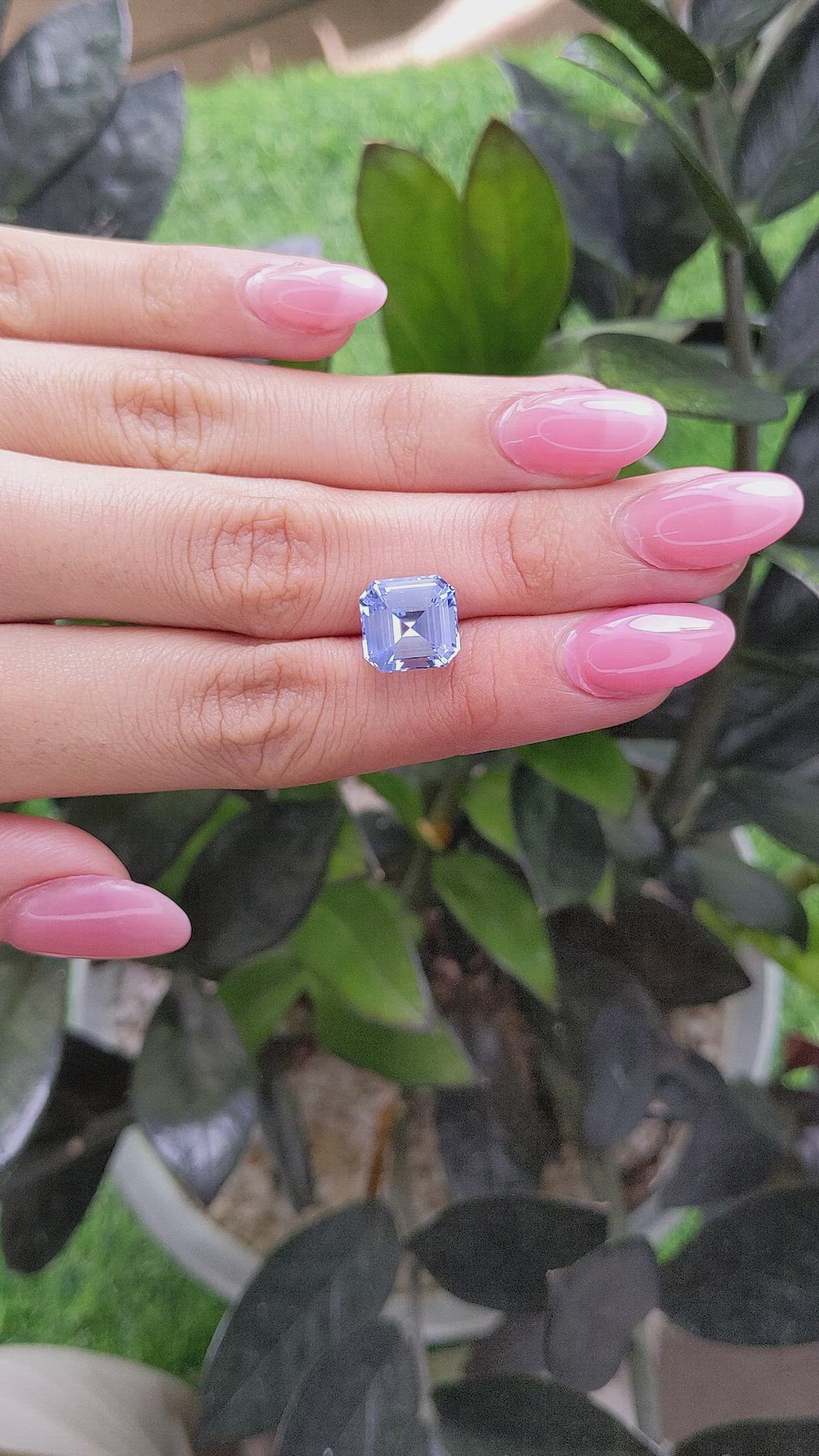6.50 Ct. Blue Sapphire from Ceylon (Sri Lanka) Size Video