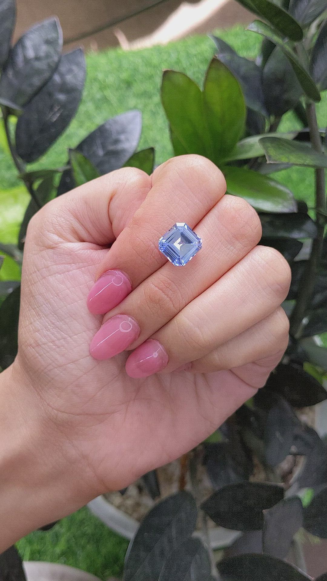 6.50 Ct. Blue Sapphire from Ceylon (Sri Lanka) Size Video