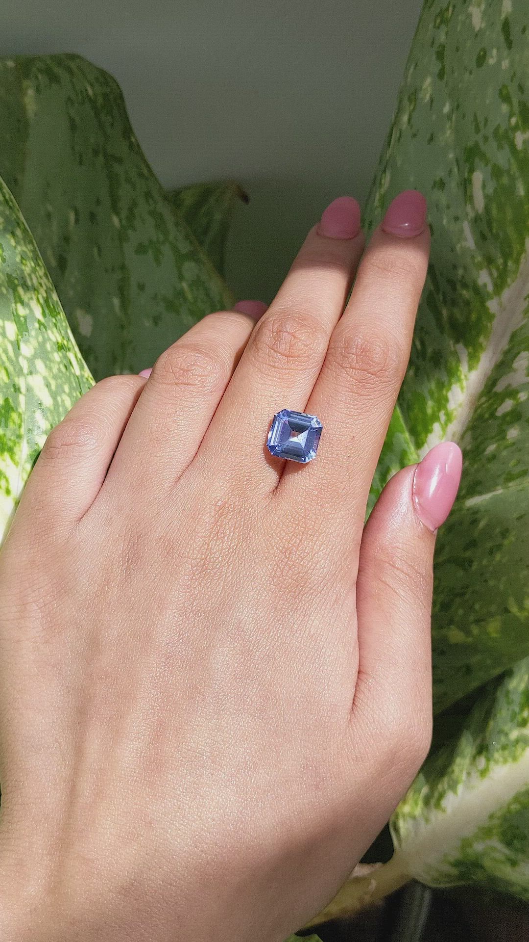 6.50 Ct. Blue Sapphire from Ceylon (Sri Lanka) Size Video