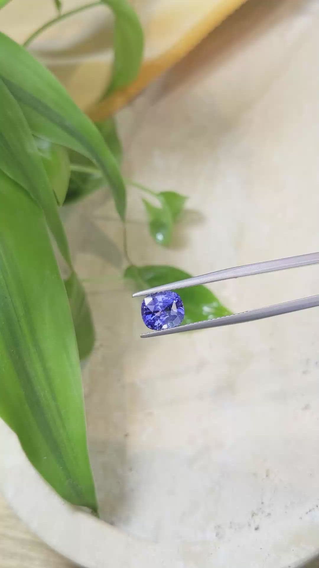 3.05 Ct. Blue Sapphire from Ceylon (Sri Lanka) Size Video