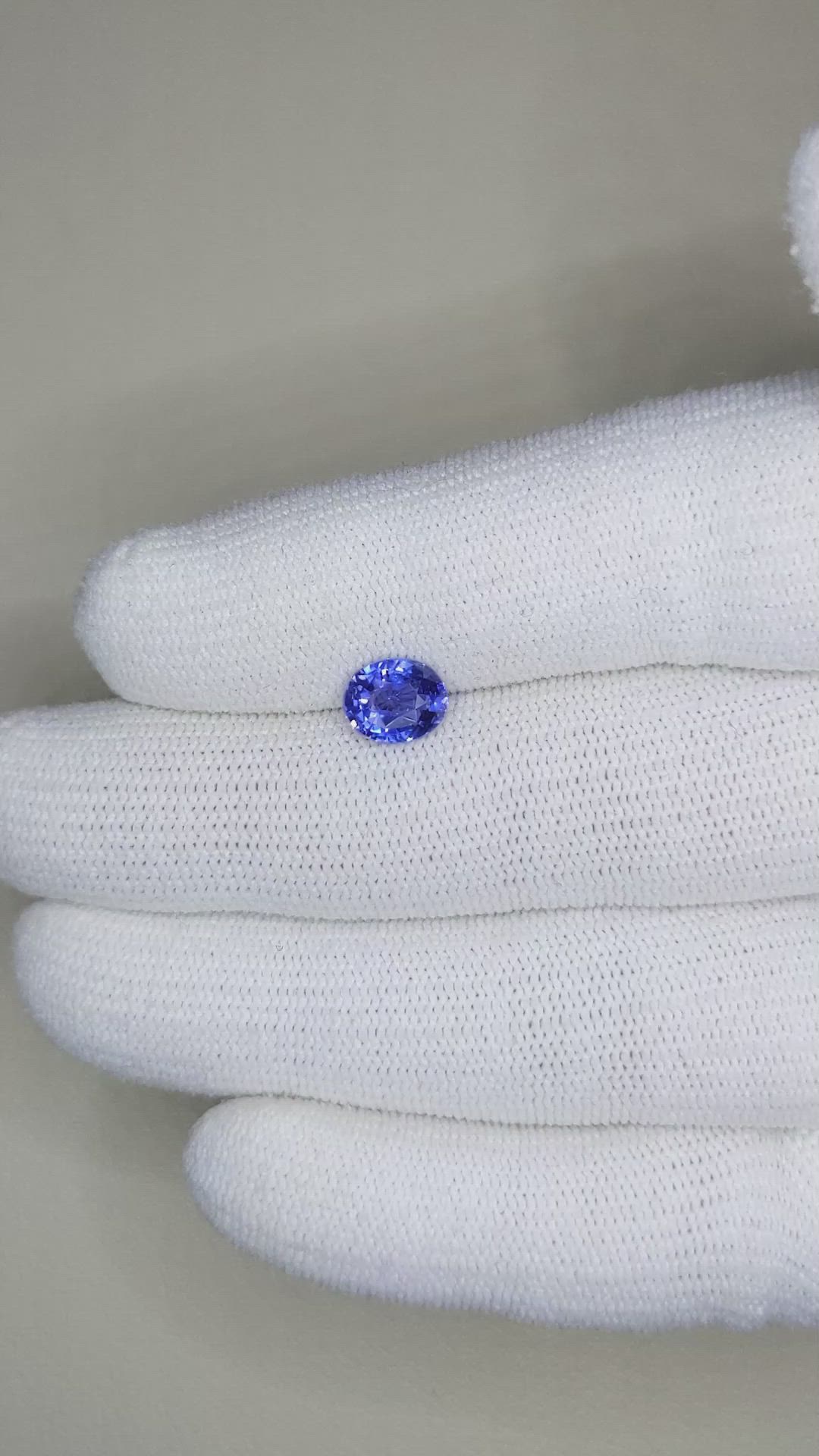 1.64 Ct. Blue Sapphire from Ceylon (Sri Lanka) Size Video