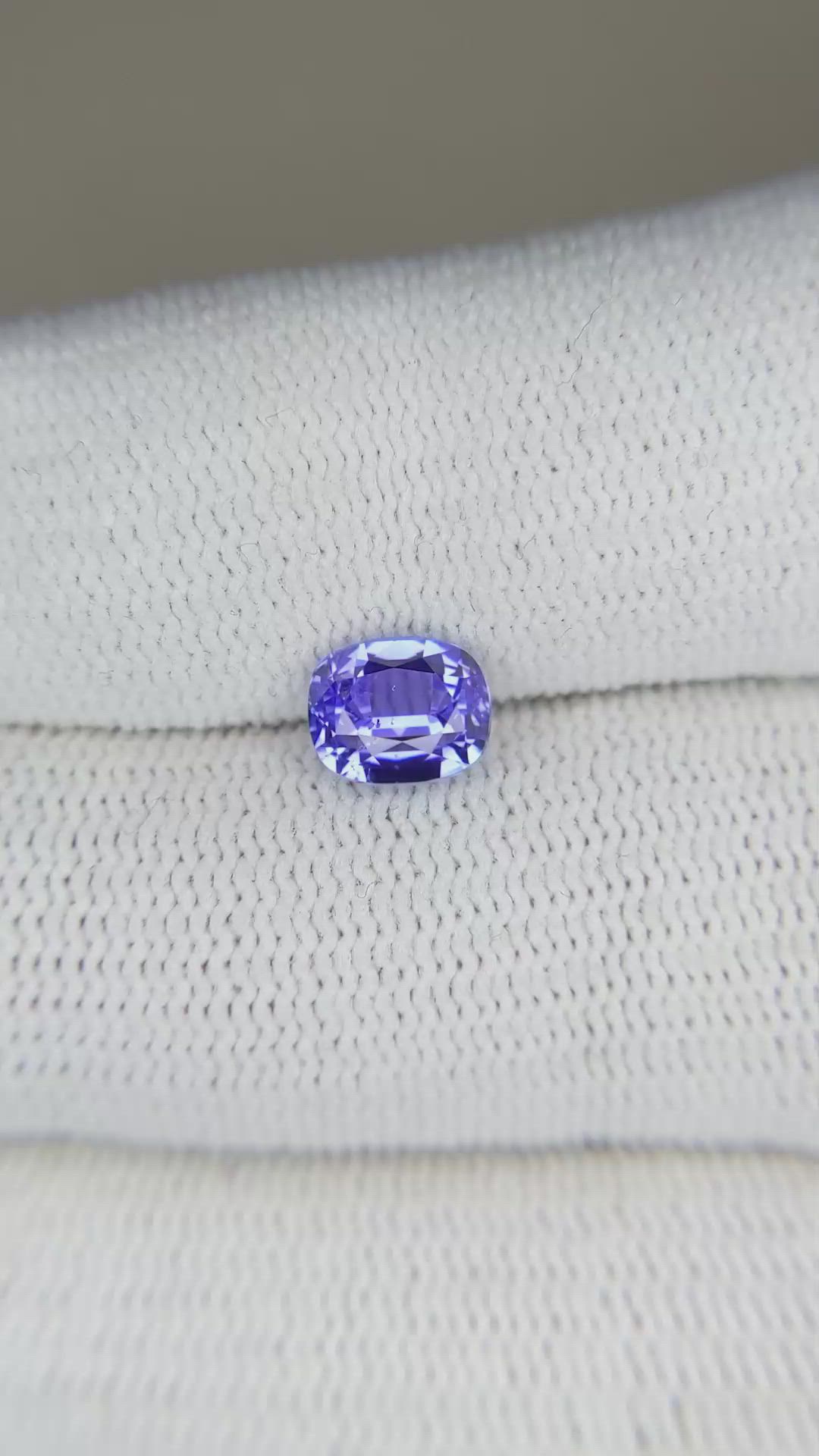 1.56 Ct. Blue Sapphire from Ceylon (Sri Lanka) Size Video