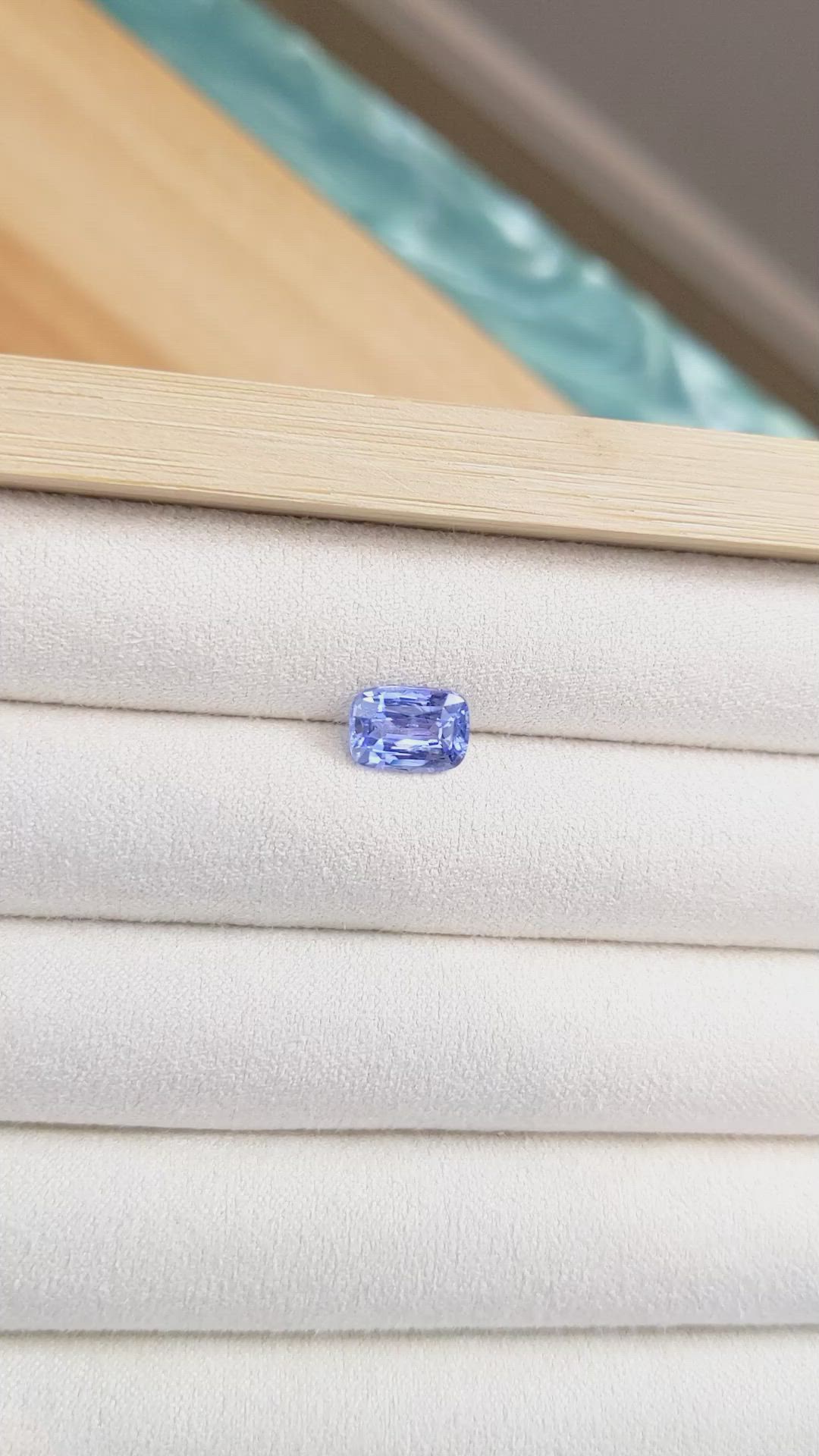 2.50 Ct. Blue Sapphire from Ceylon (Sri Lanka) Size Video