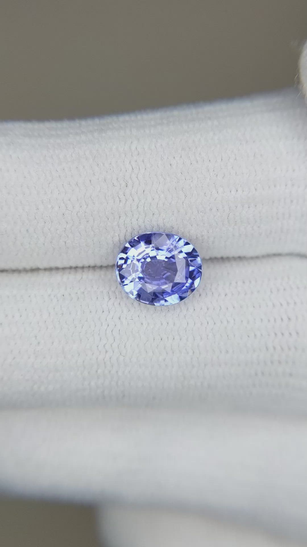 2.05 Ct. Blue Sapphire from Ceylon (Sri Lanka) Size Video