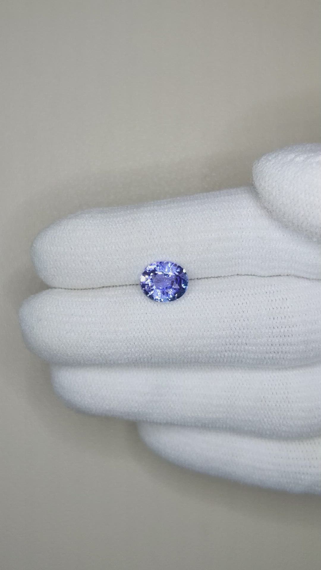 2.05 Ct. Blue Sapphire from Ceylon (Sri Lanka) Size Video