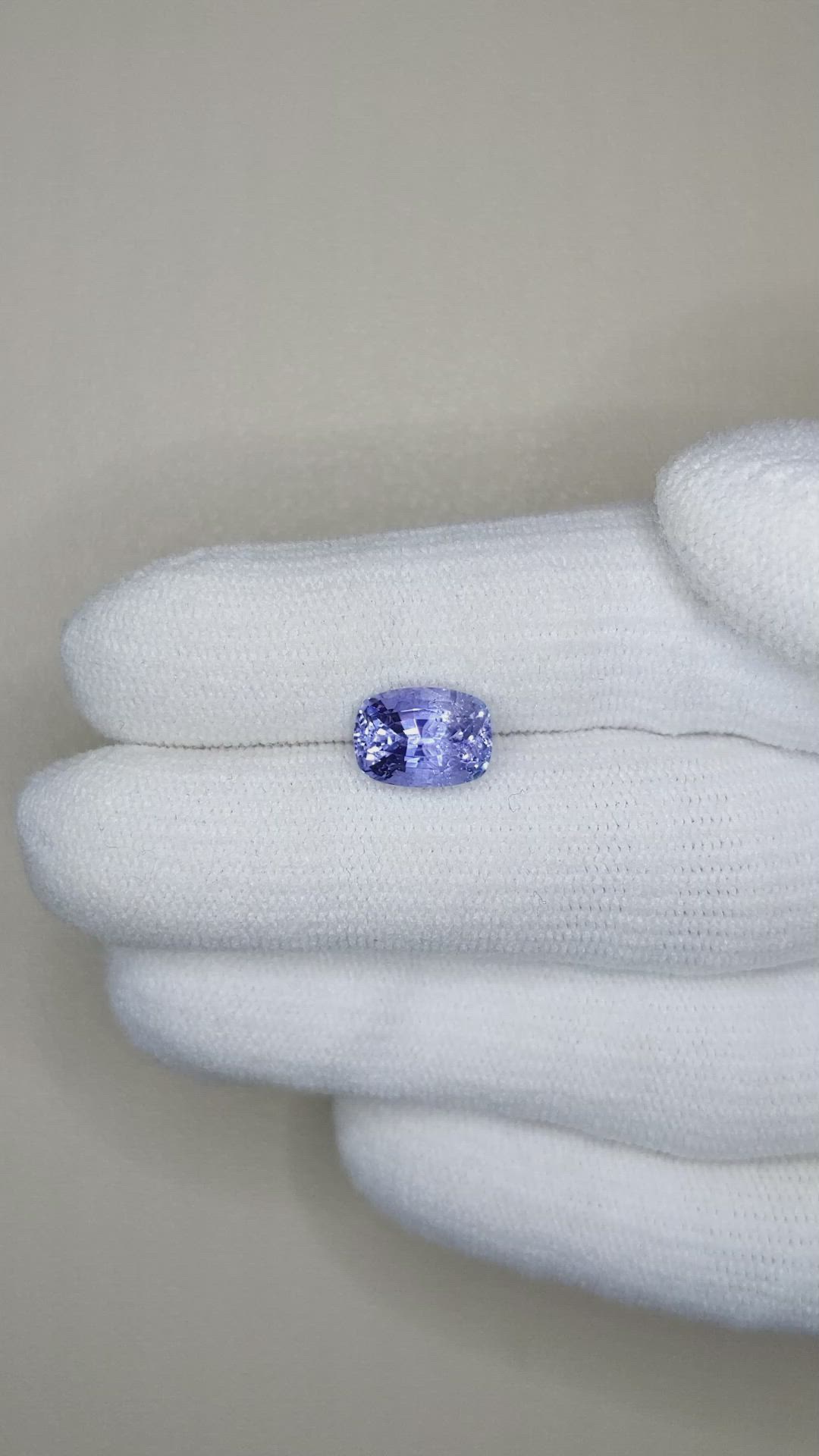 3.18 Ct. Blue Sapphire from Ceylon (Sri Lanka) Size Video
