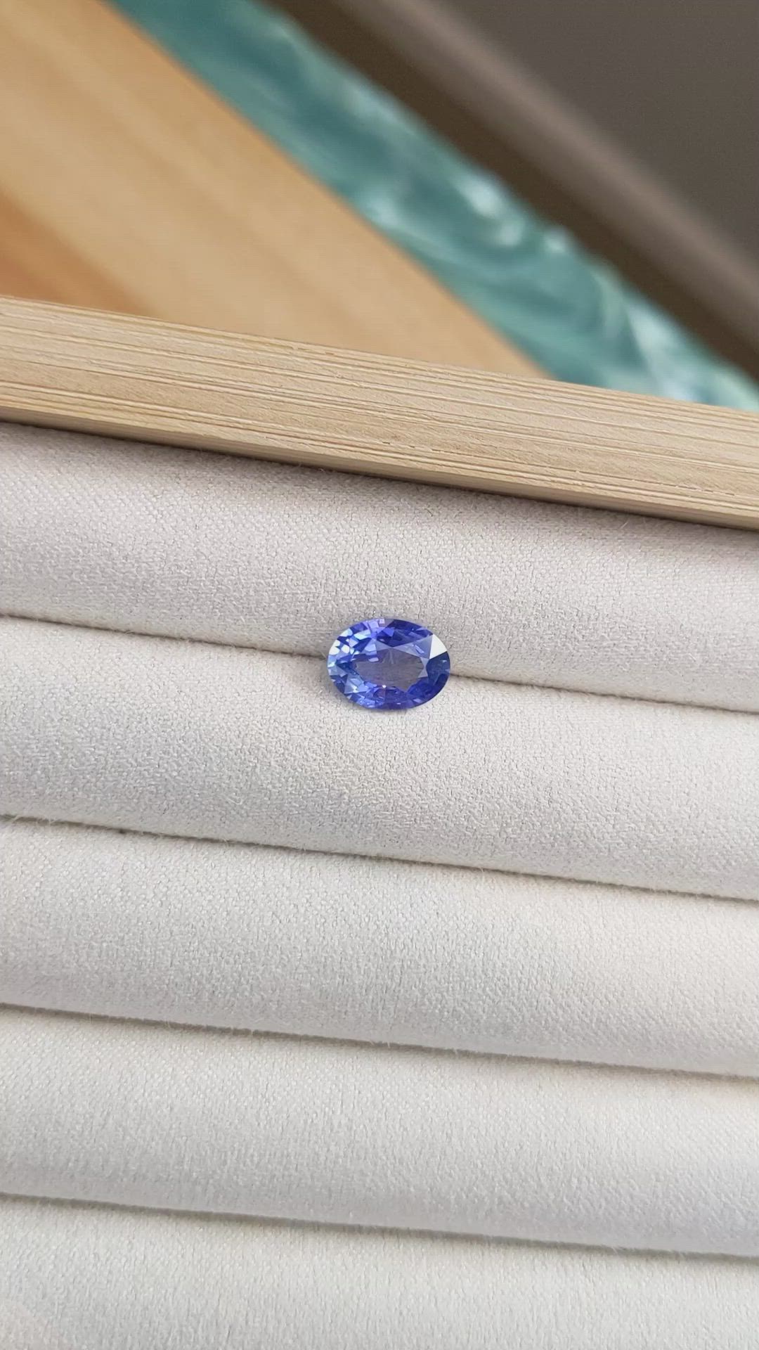 2.53 Ct. Blue Sapphire from Ceylon (Sri Lanka) Size Video