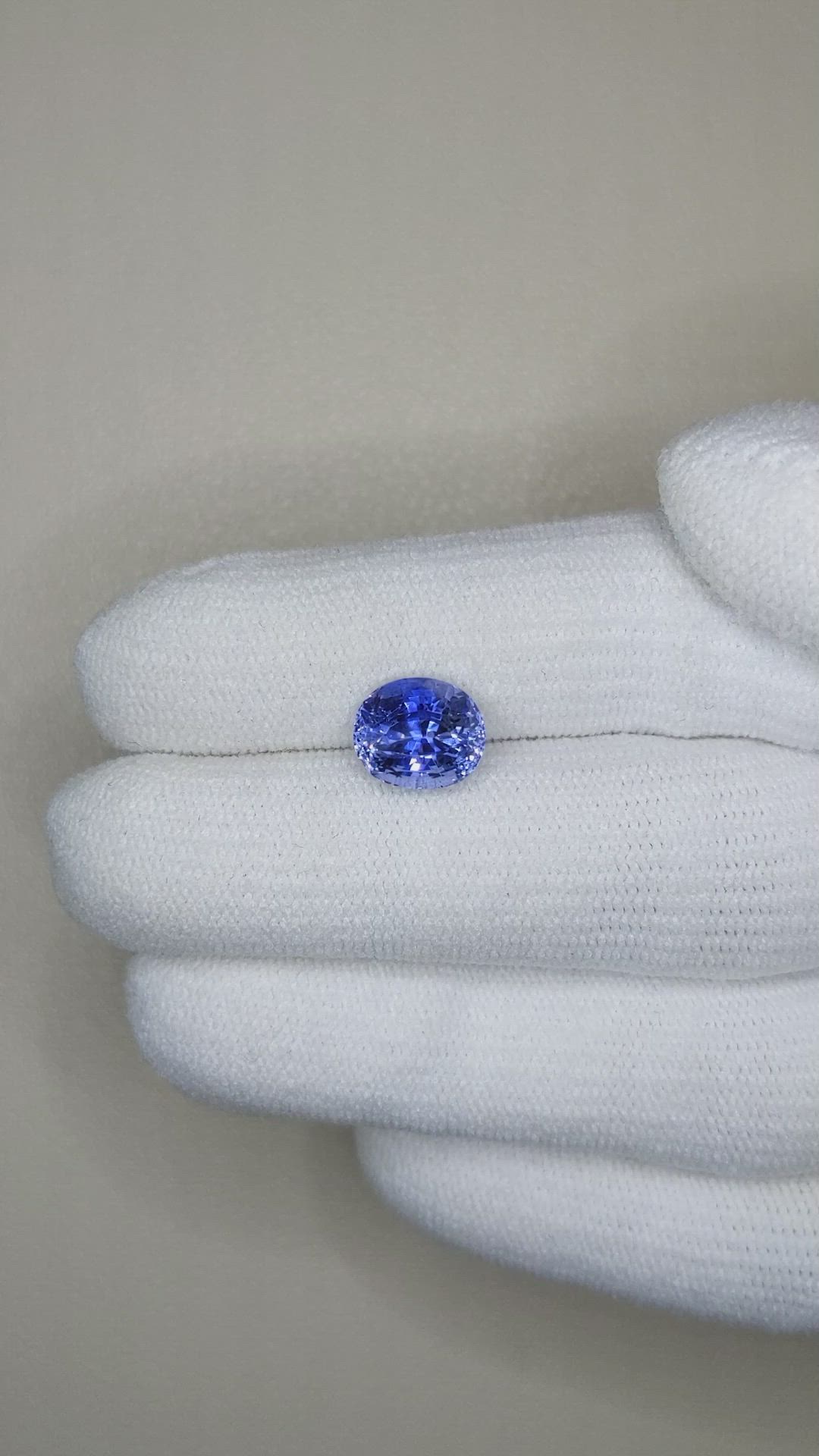 3.02 Ct. Blue Sapphire from Ceylon (Sri Lanka) Size Video