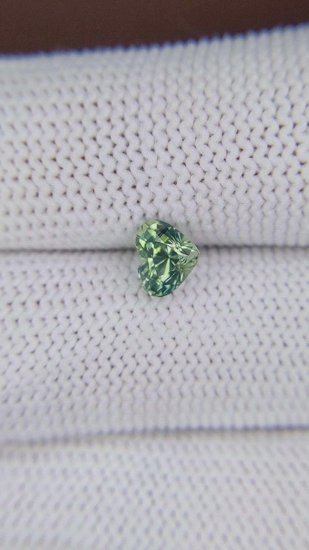 1.07 Ct. Bluish Green Sapphire from Madagascar Size Video