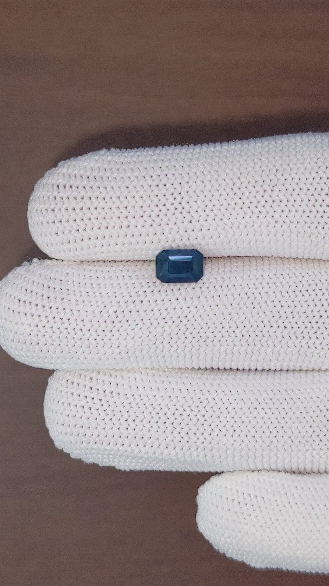 1.57 Ct. Blue Sapphire from Madagascar Size Video
