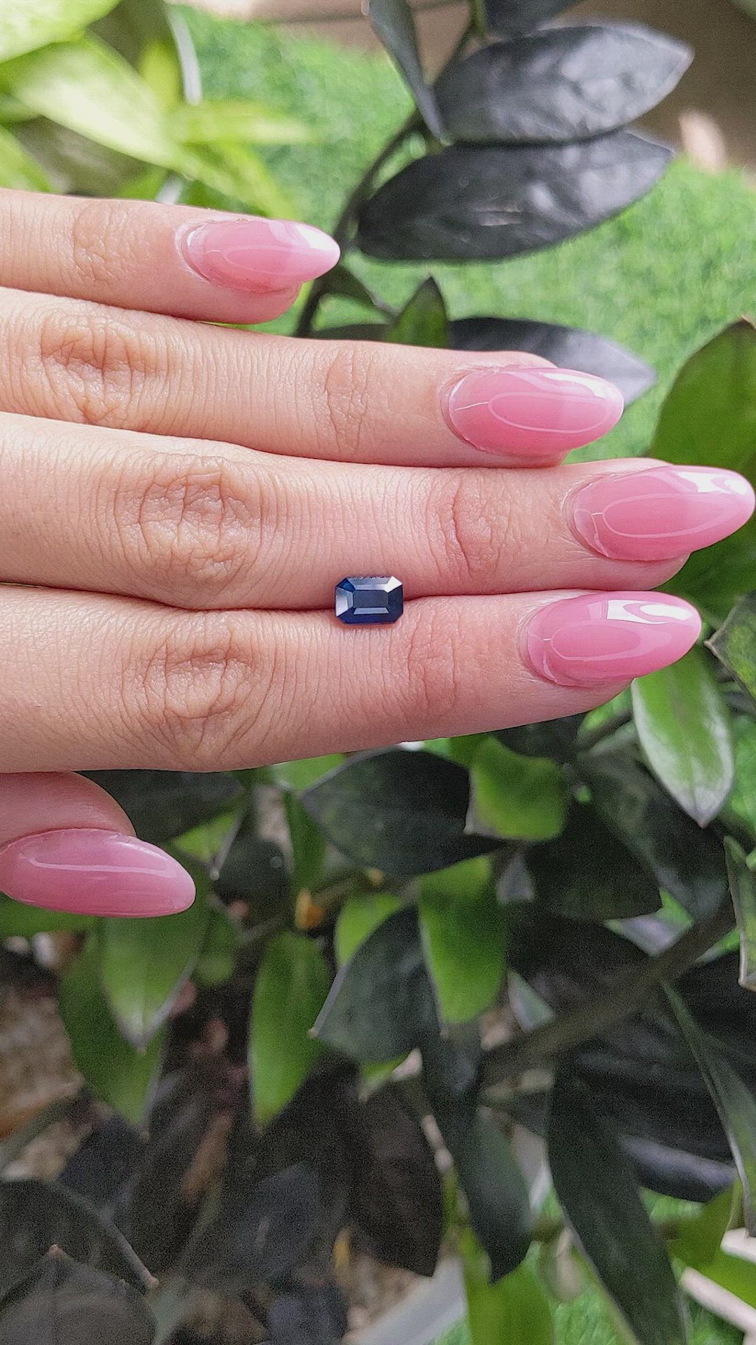 1.57 Ct. Blue Sapphire from Madagascar Size Video