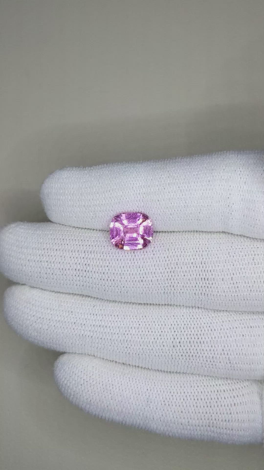 4.04 Ct. Pink Sapphire from Madagascar Size Video