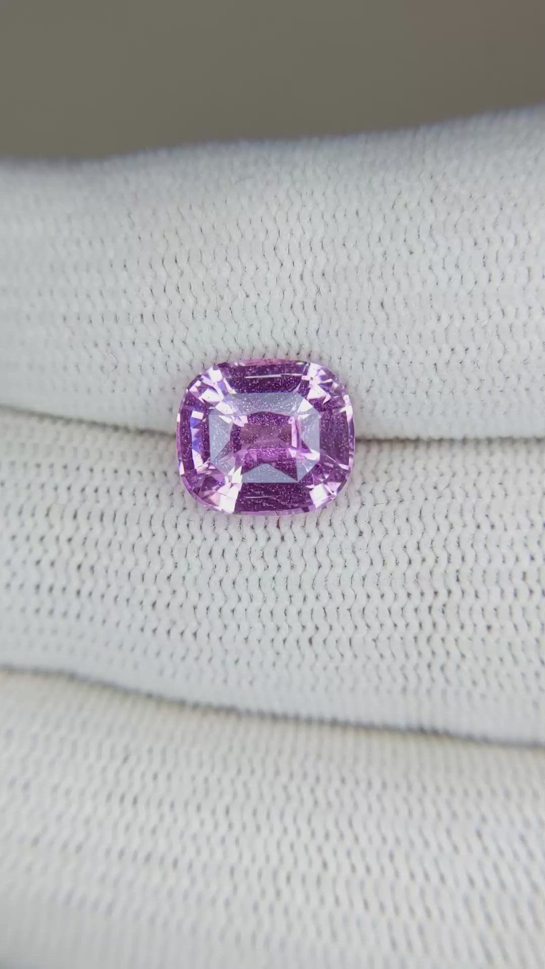 4.04 Ct. Pink Sapphire from Madagascar Size Video