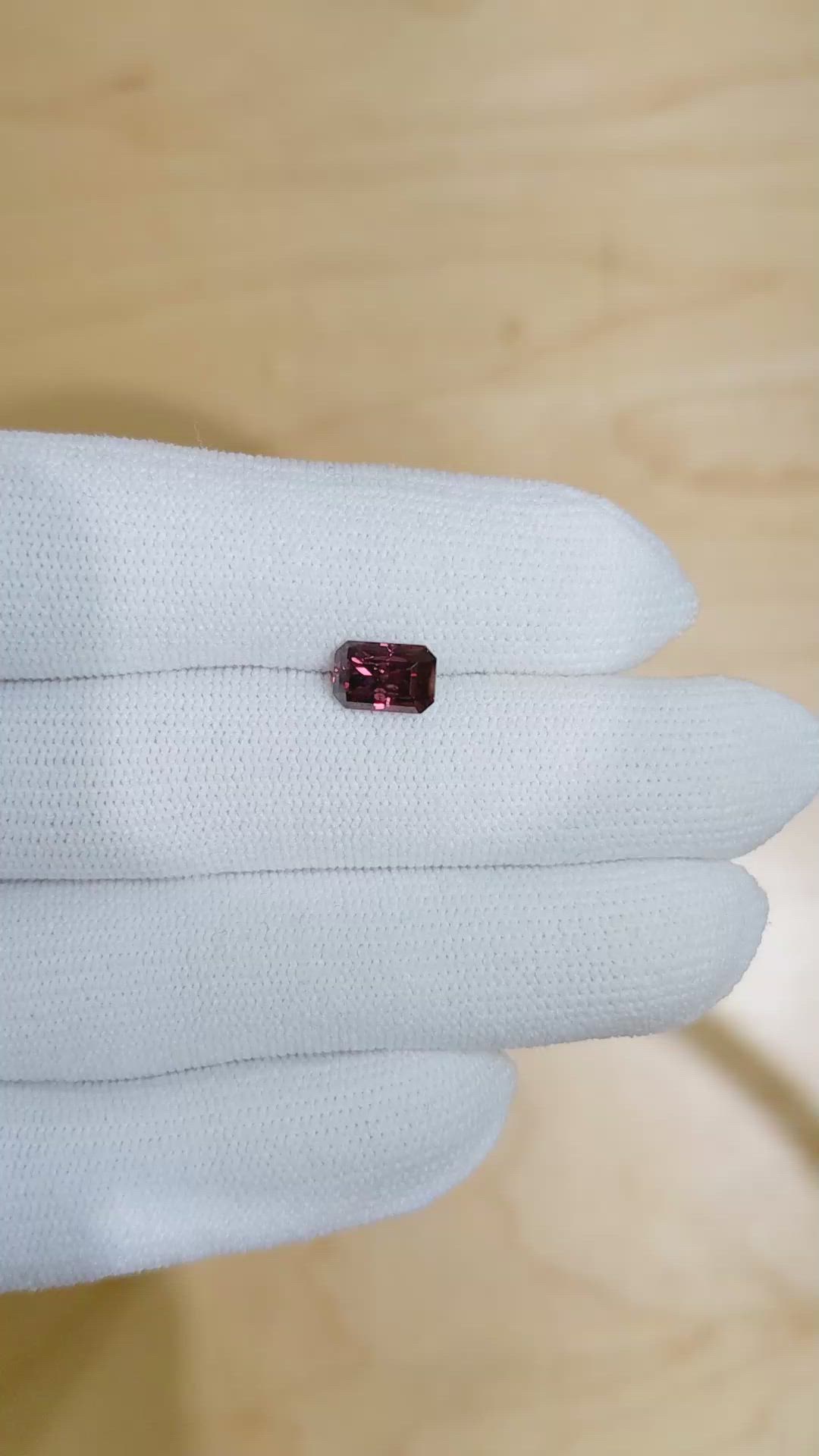 1.89 Ct. Reddish Pink Sapphire from Tanzania Size Video