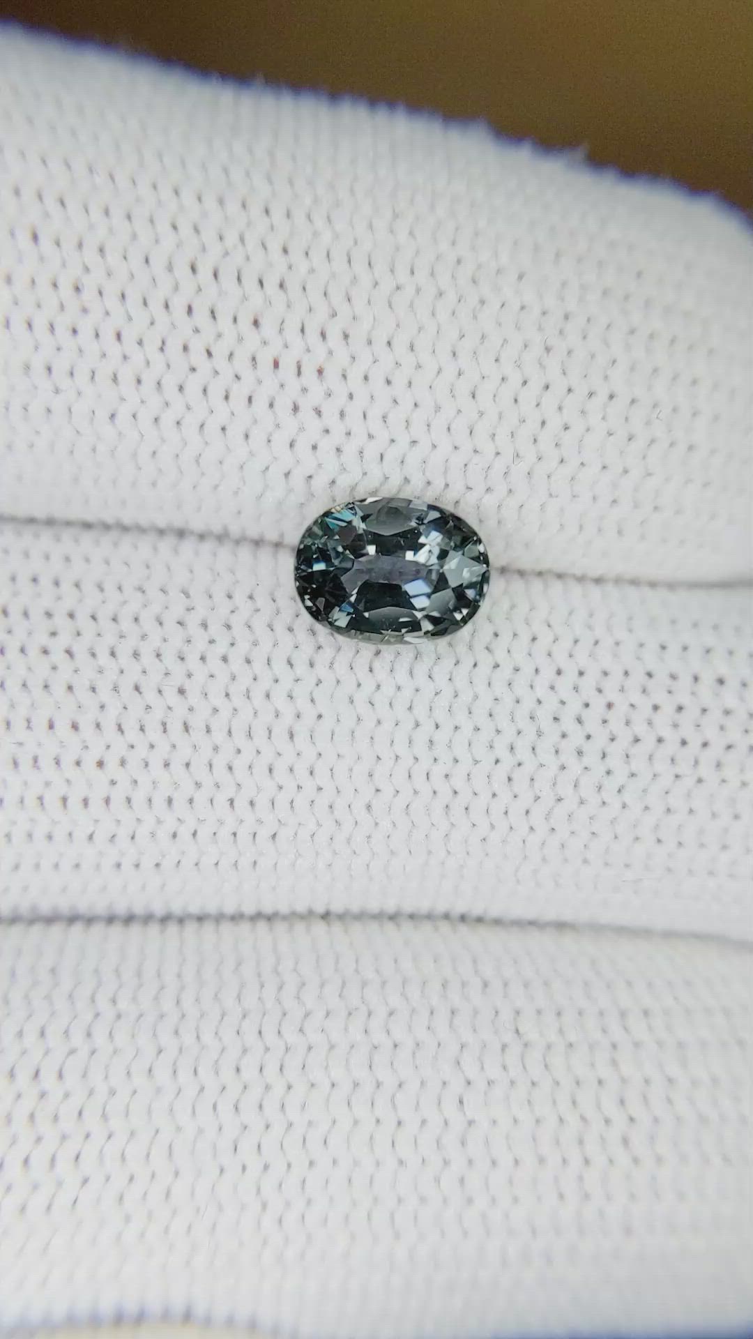 1.42 Ct. Purplish Blue Sapphire from Australia Size Video