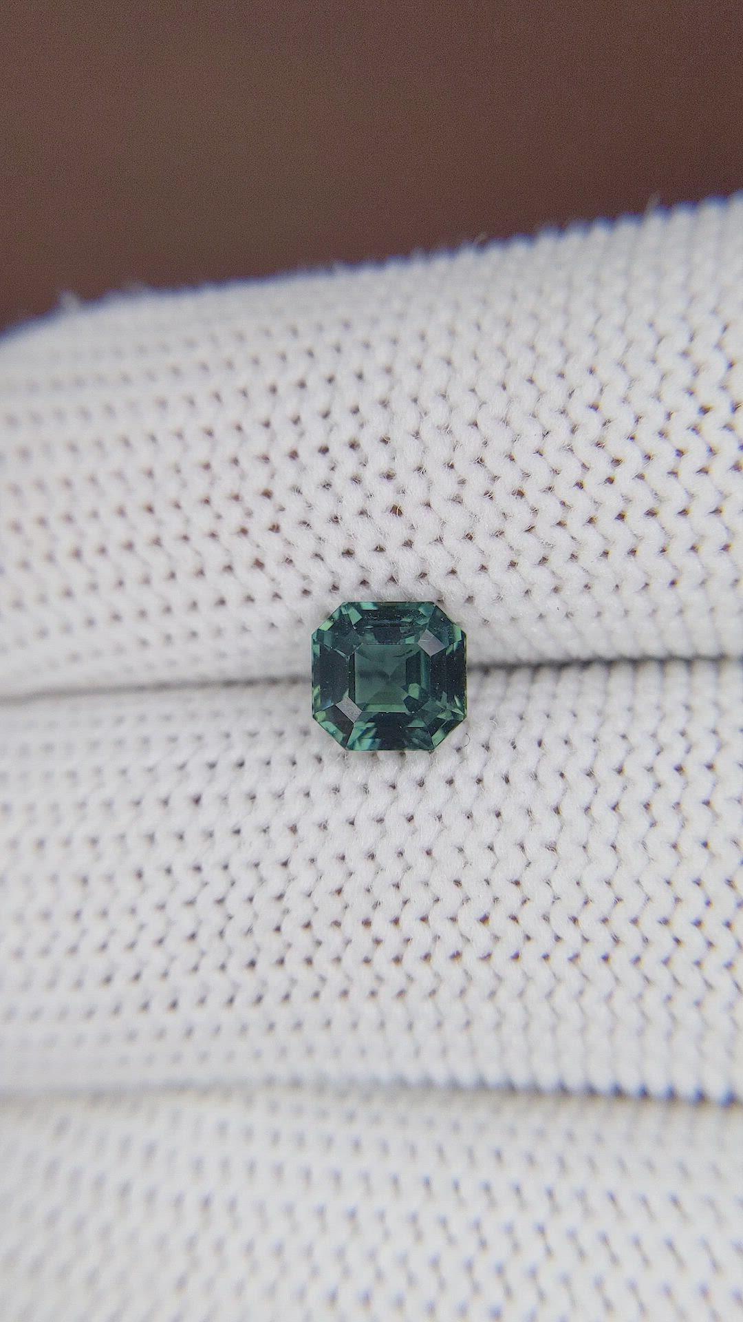 1.50 Ct. Bluish Green Sapphire from Africa Size Video