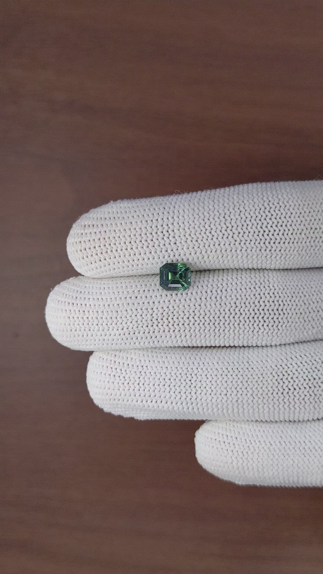 1.75 Ct. Bluish Green Sapphire from Africa Size Video