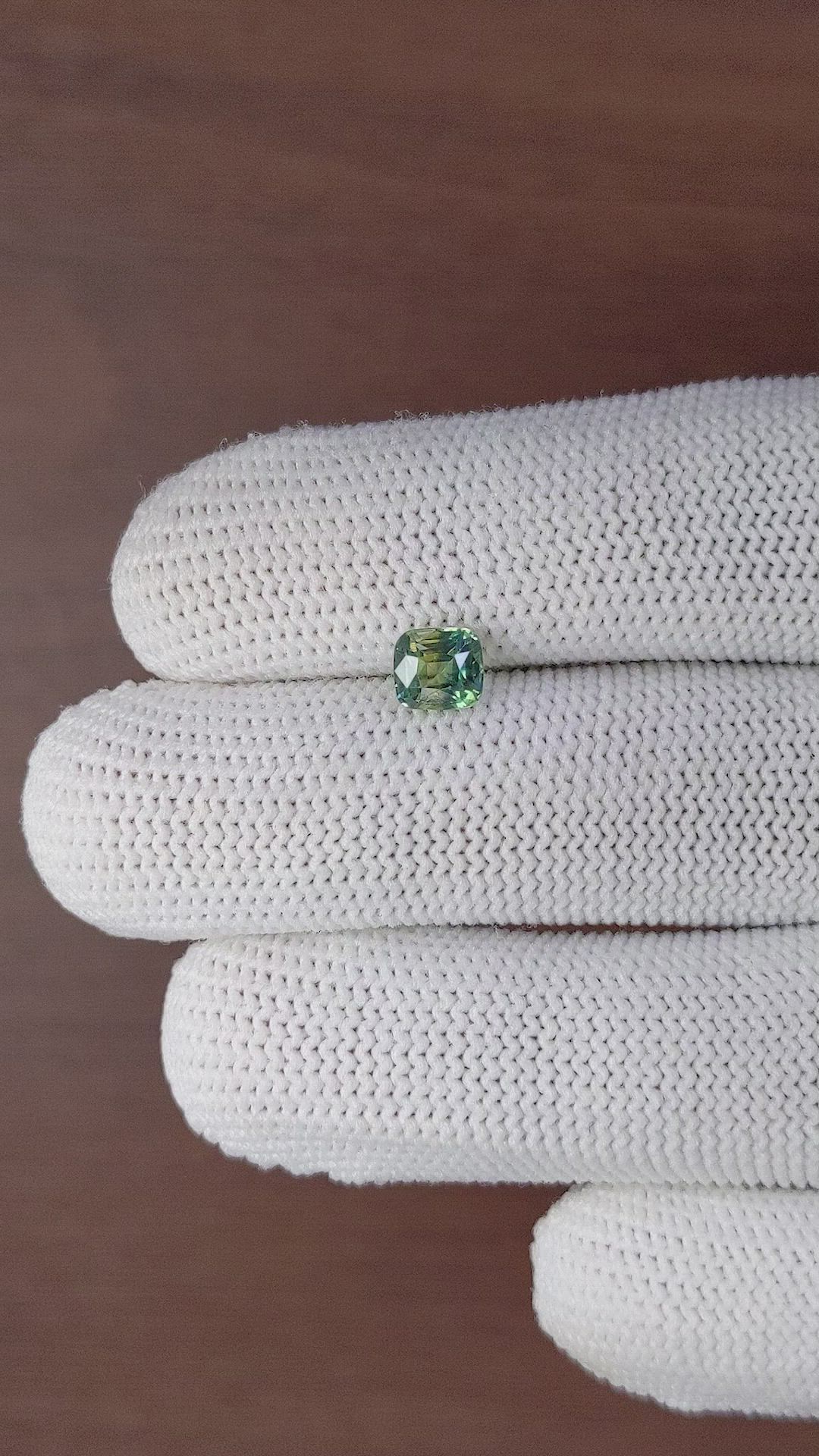 1.06 Ct. Bi Color Sapphire from Africa Size Video